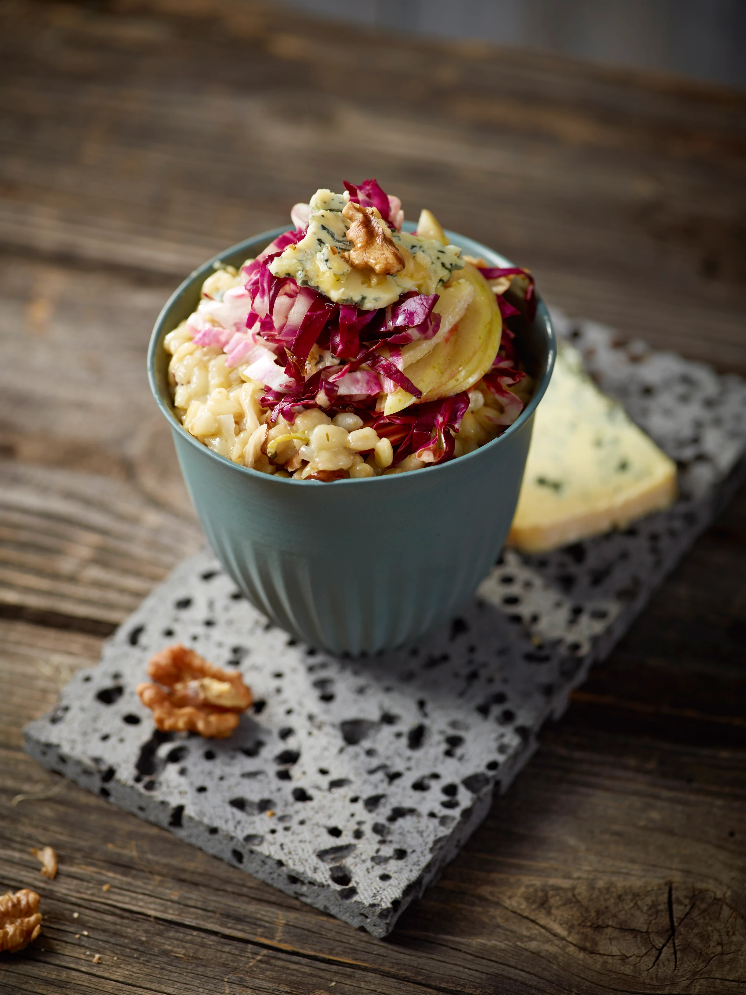 Graupen-Gorgonzola-Risotto