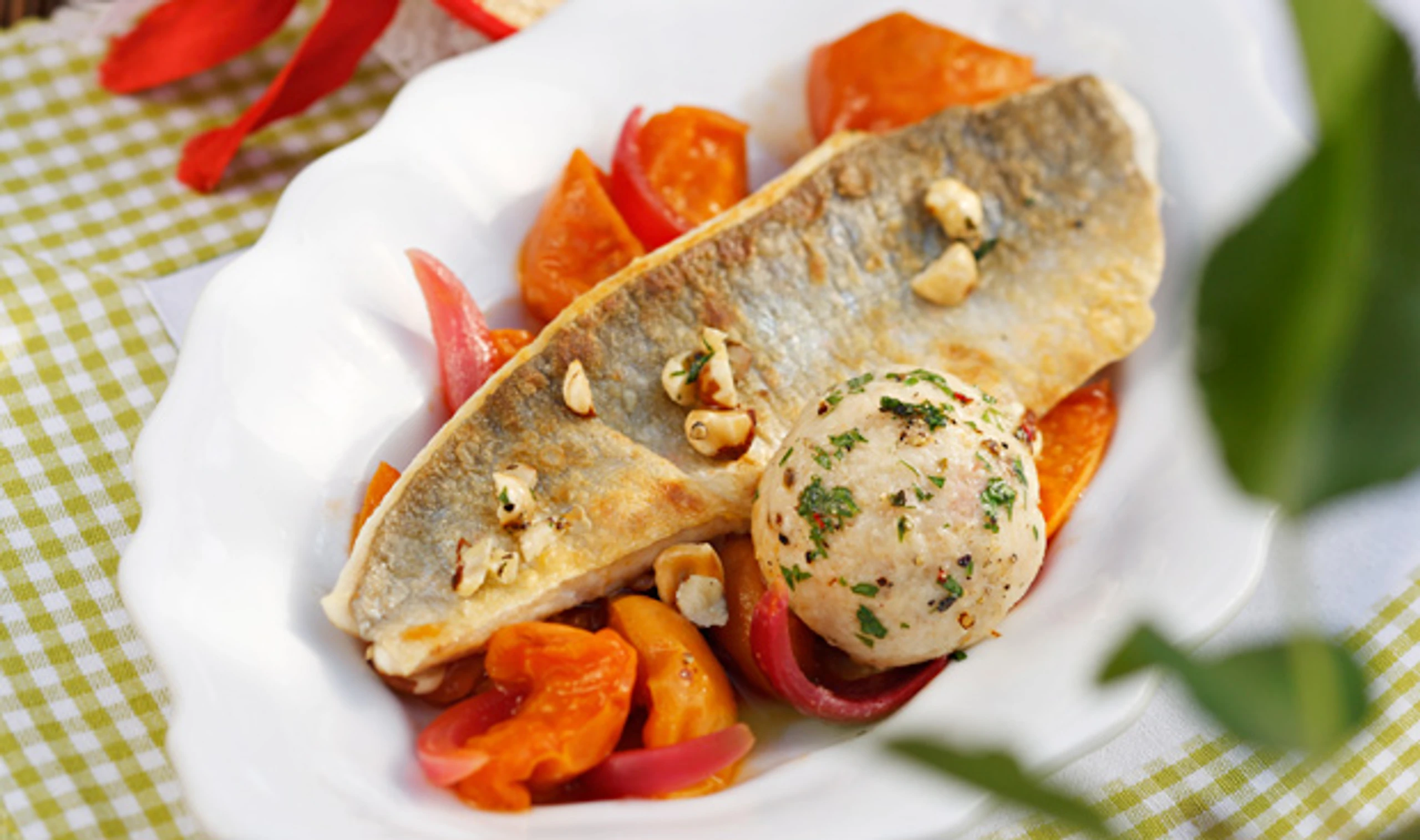 Saibling mit Marillen