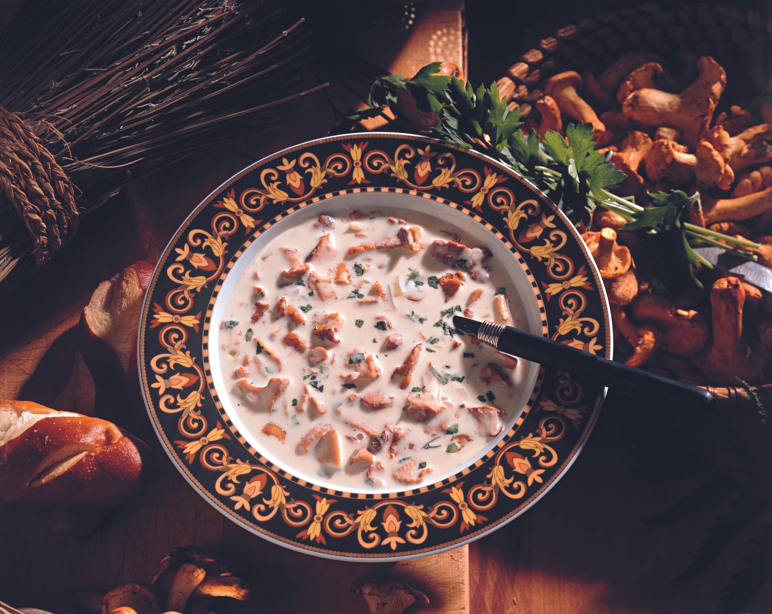 Eierschwammerl-Suppe