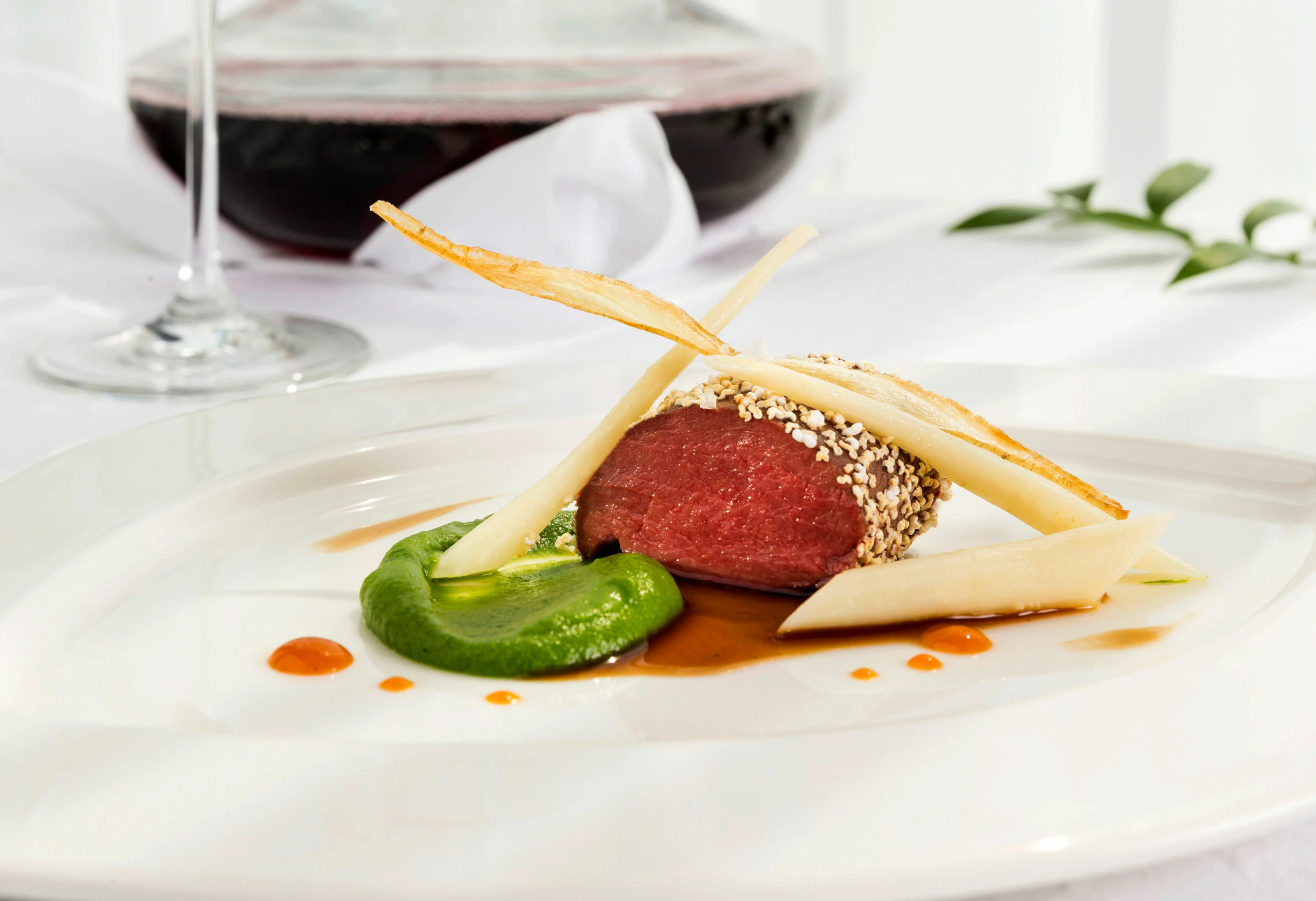 Rehrückenfilet mit Amarant