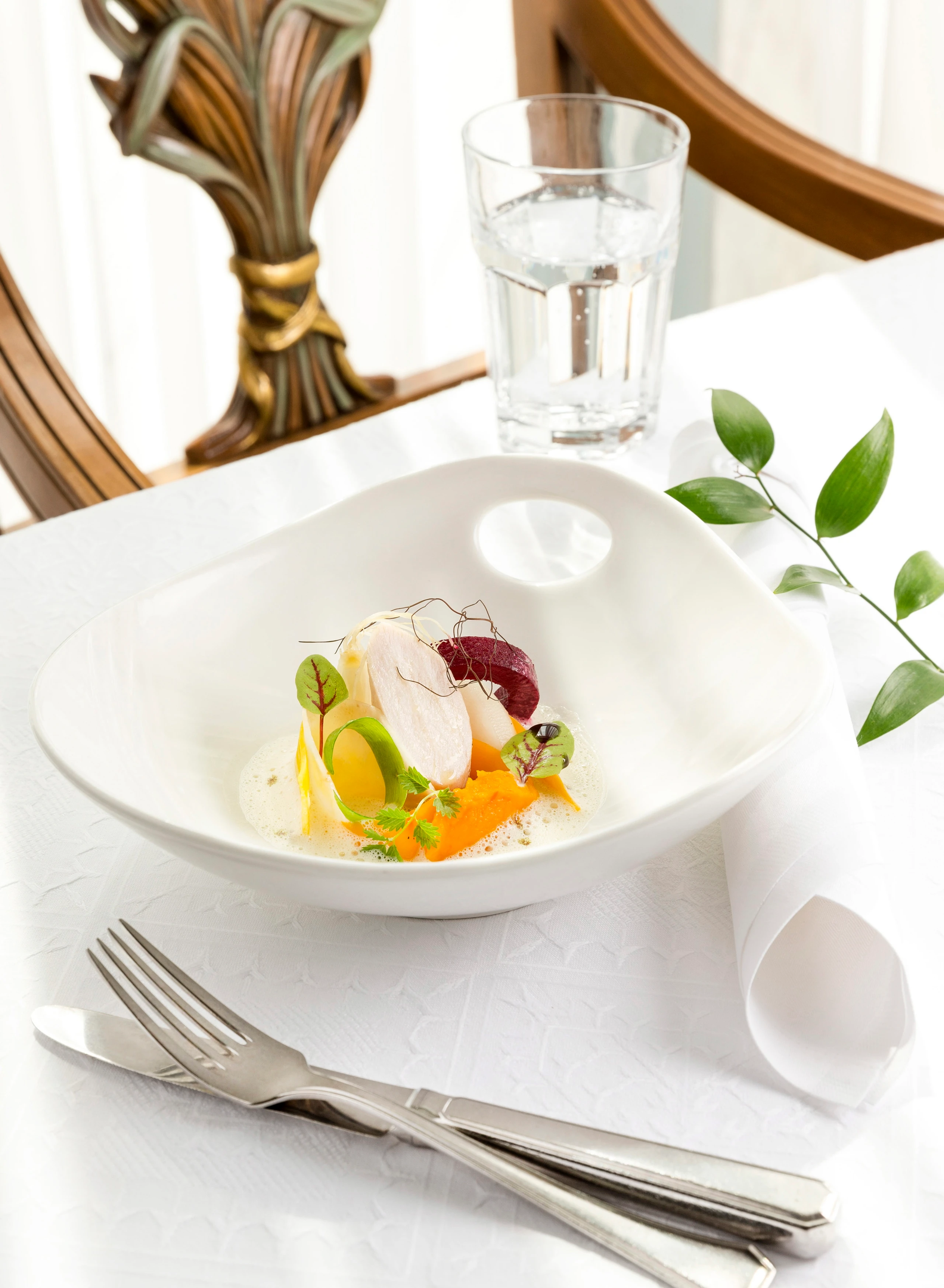 Kaninchen mit Gemüse