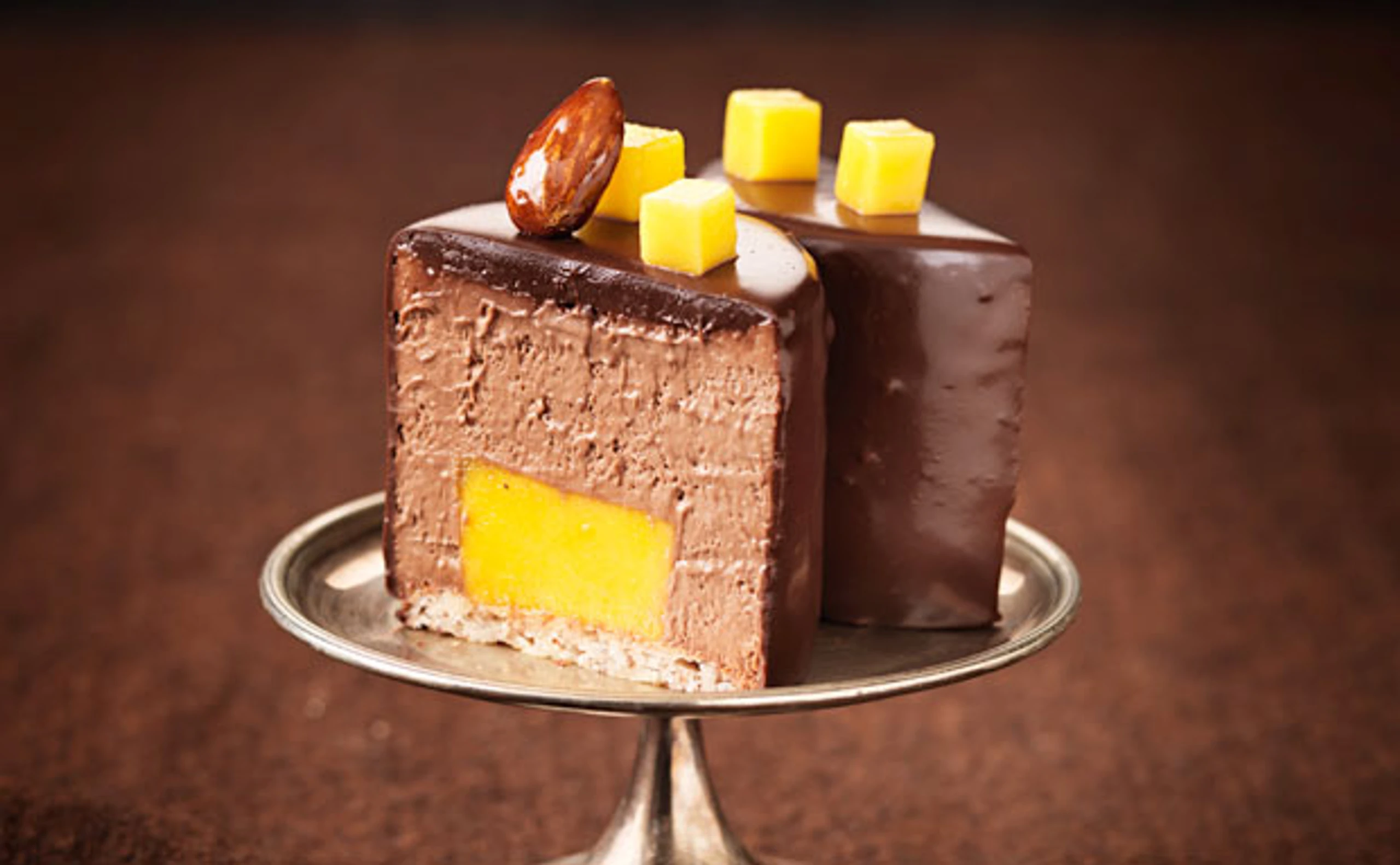 Schoko-Mango-Törtchen