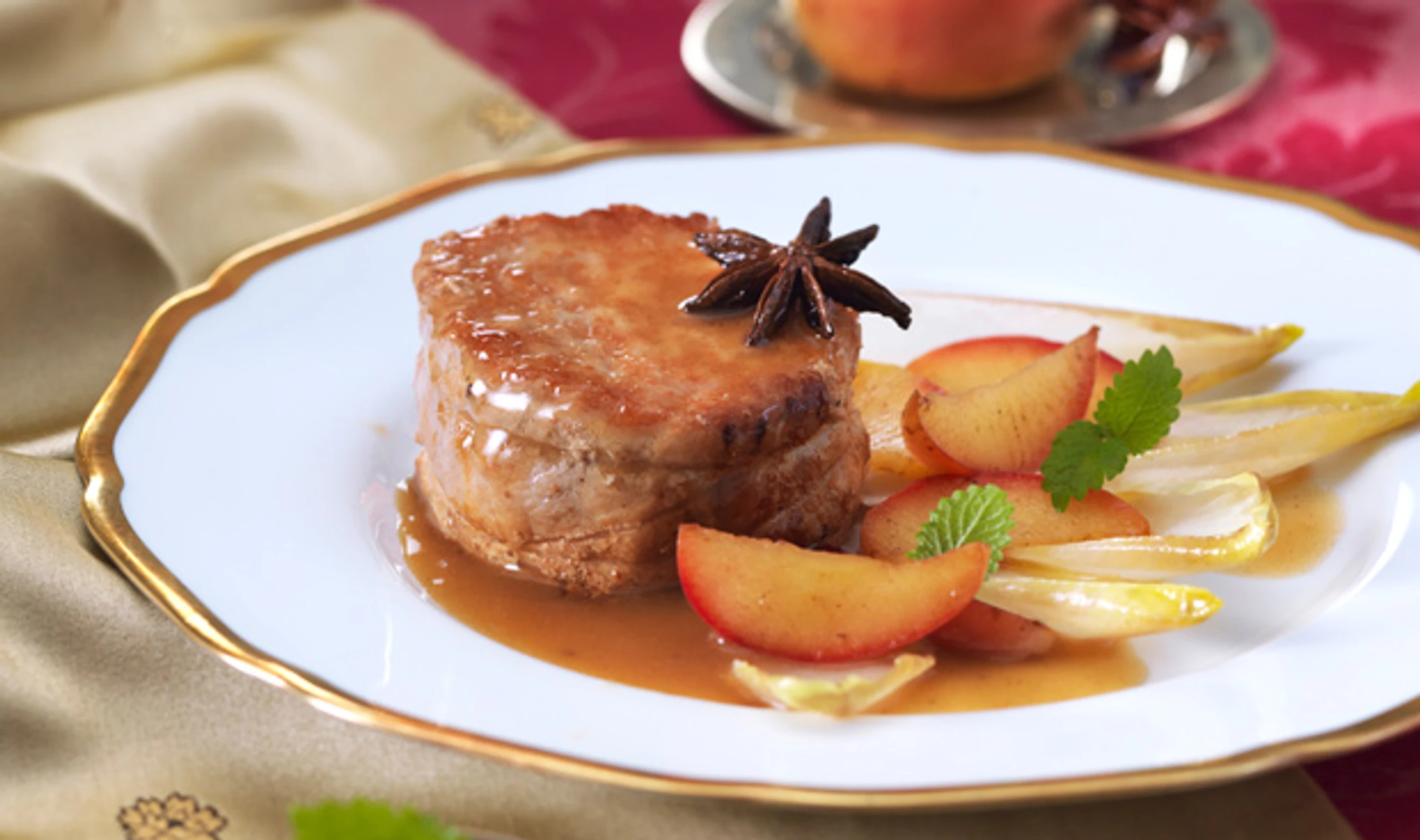 Schweins-Steak mit Anis