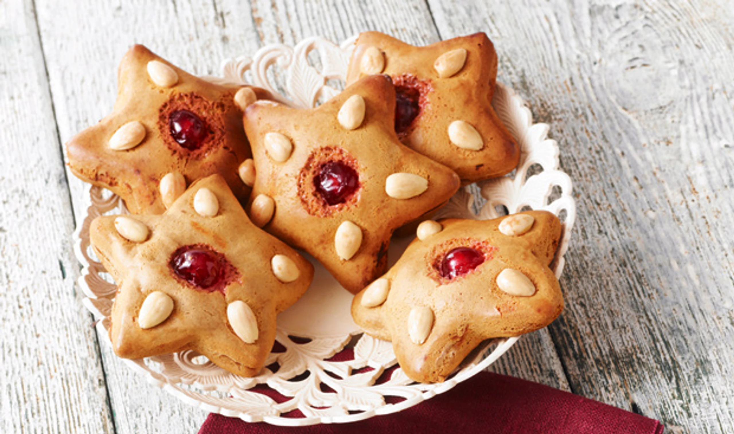 Gefüllte Lebkuchensterne