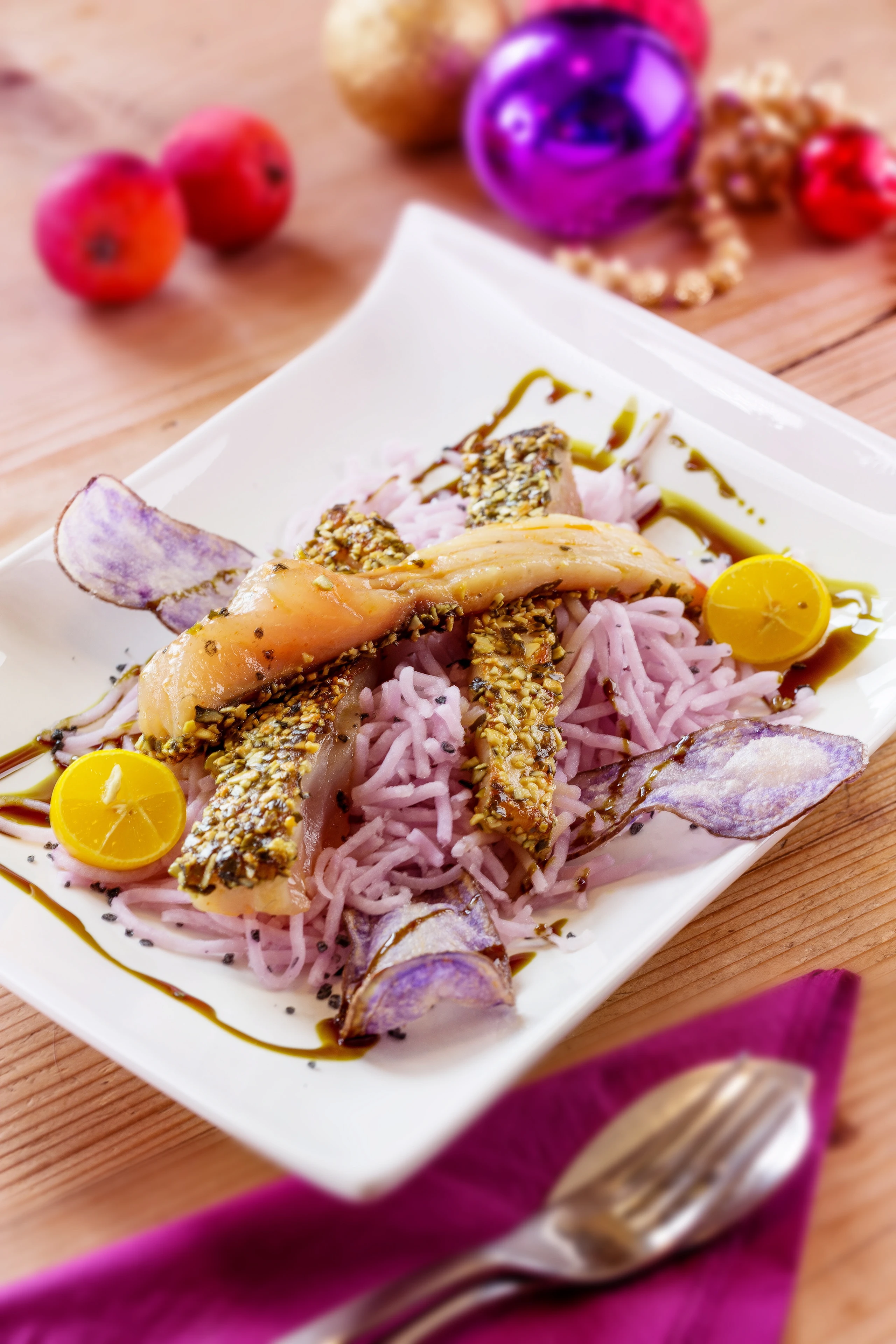 Karpfen mit Kürbiskruste