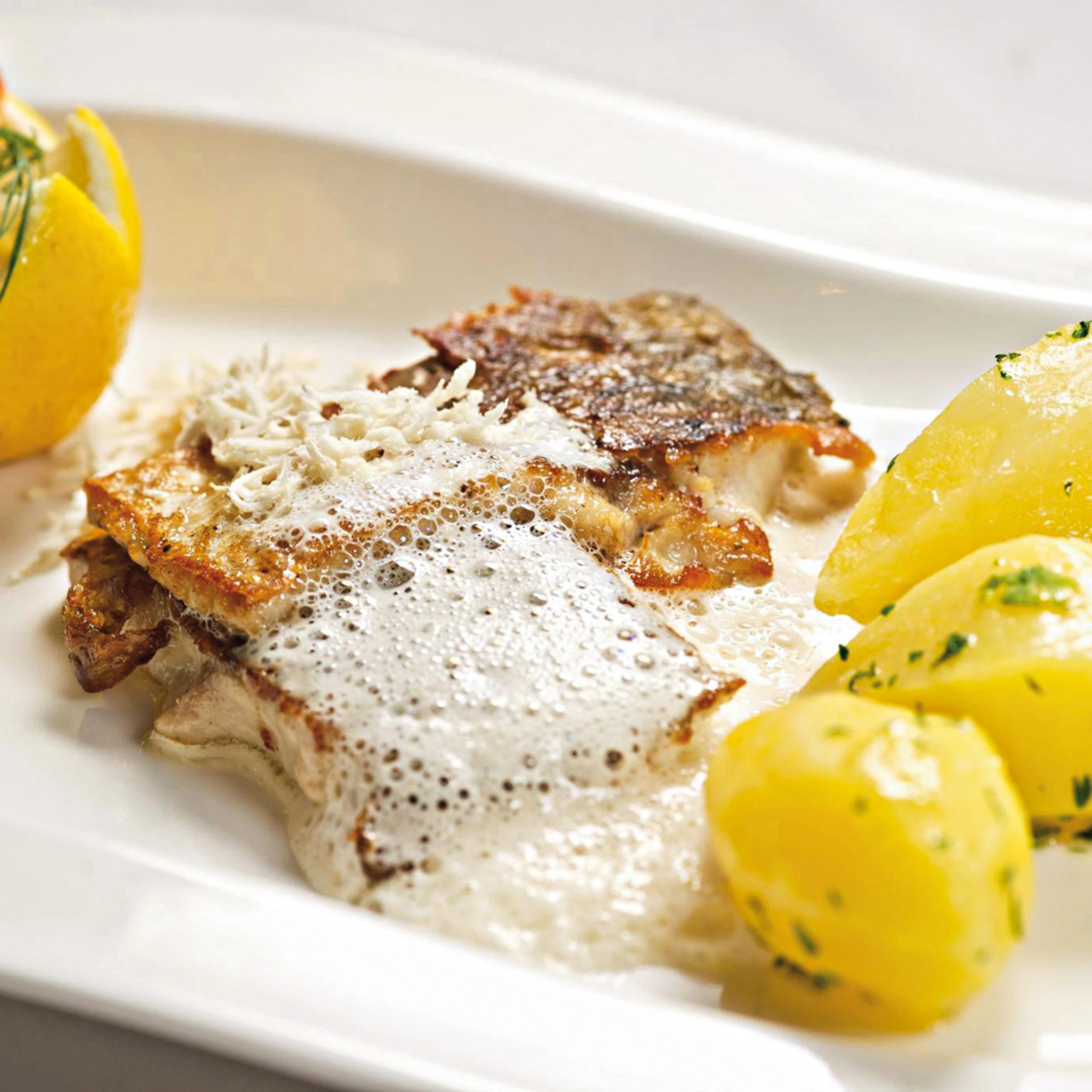 Karpfen mit Weinschaum