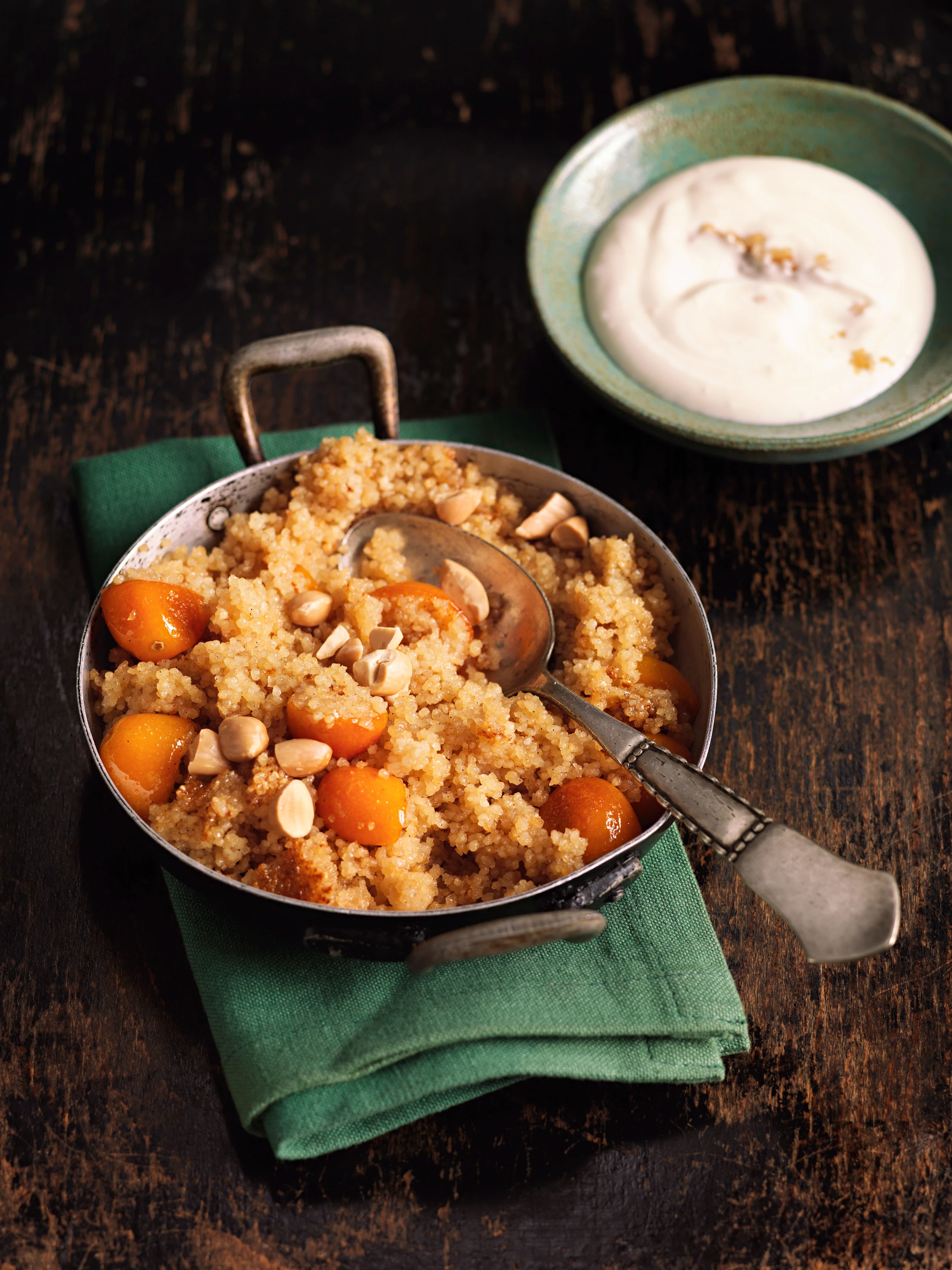 Couscous mit Limetten und Zwergorangen