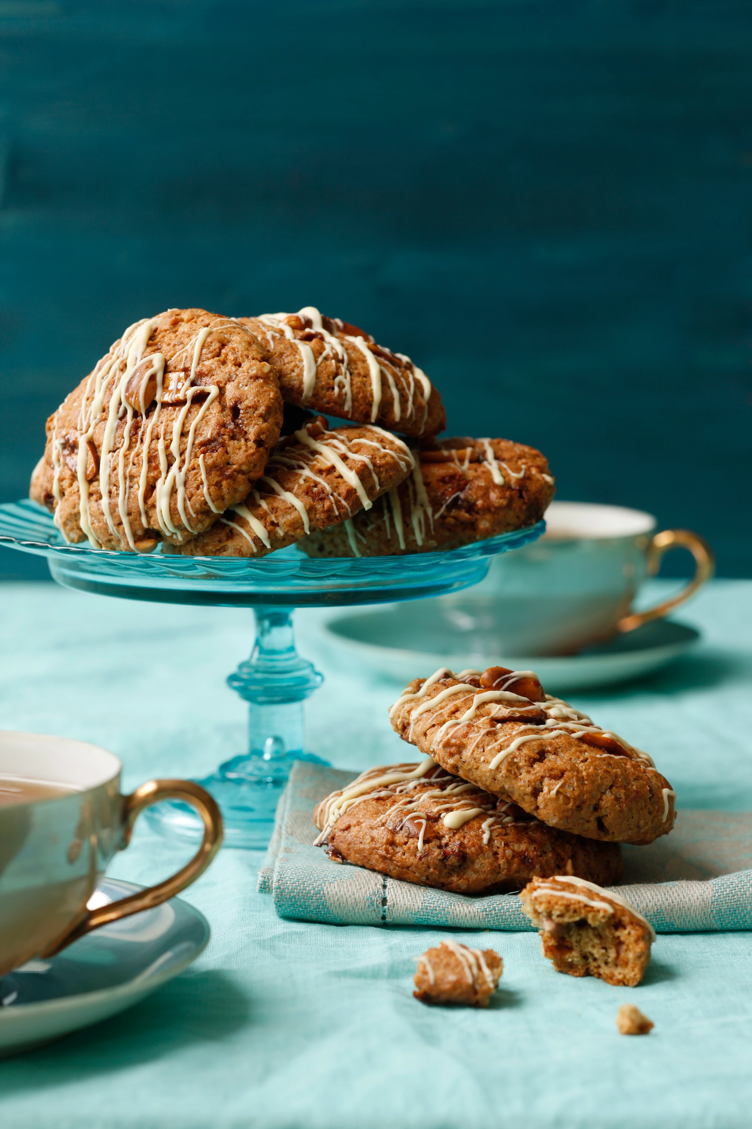 Bananen-Erdnuss-Cookies