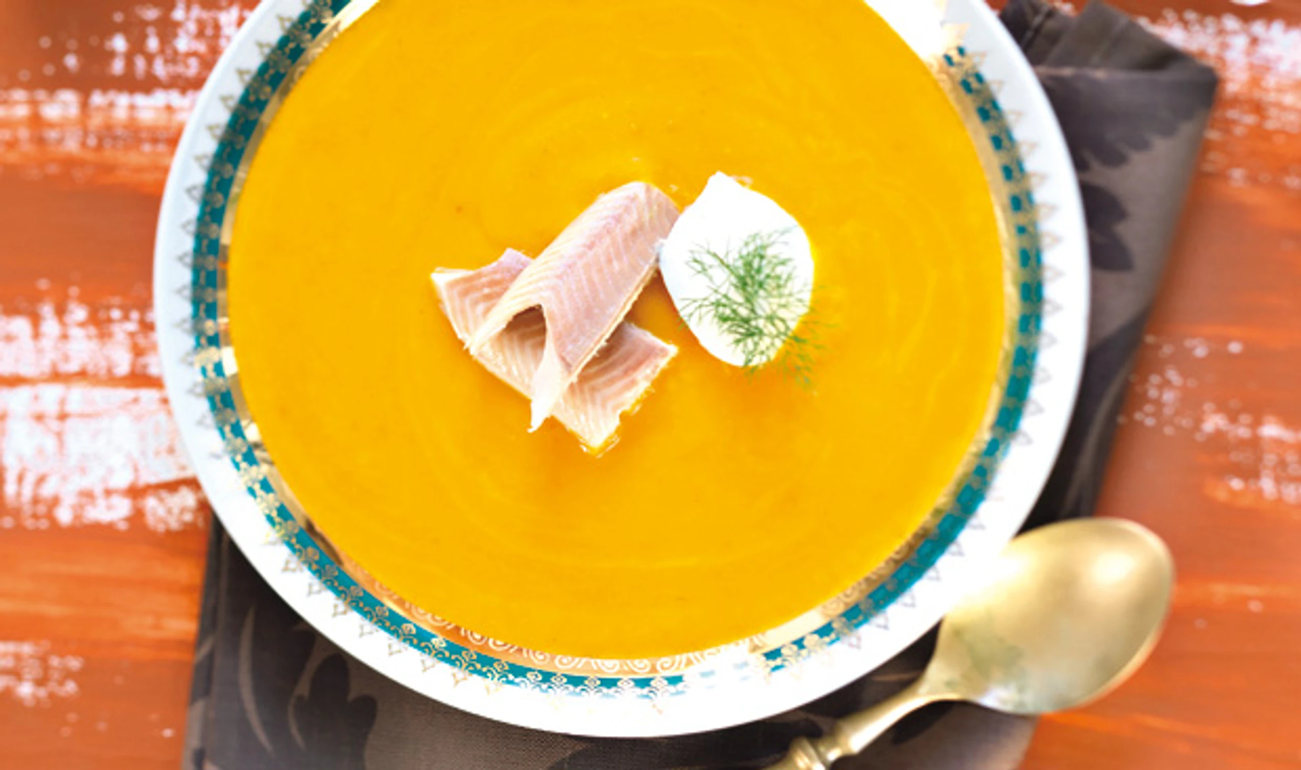 Kürbis-Orangensuppe