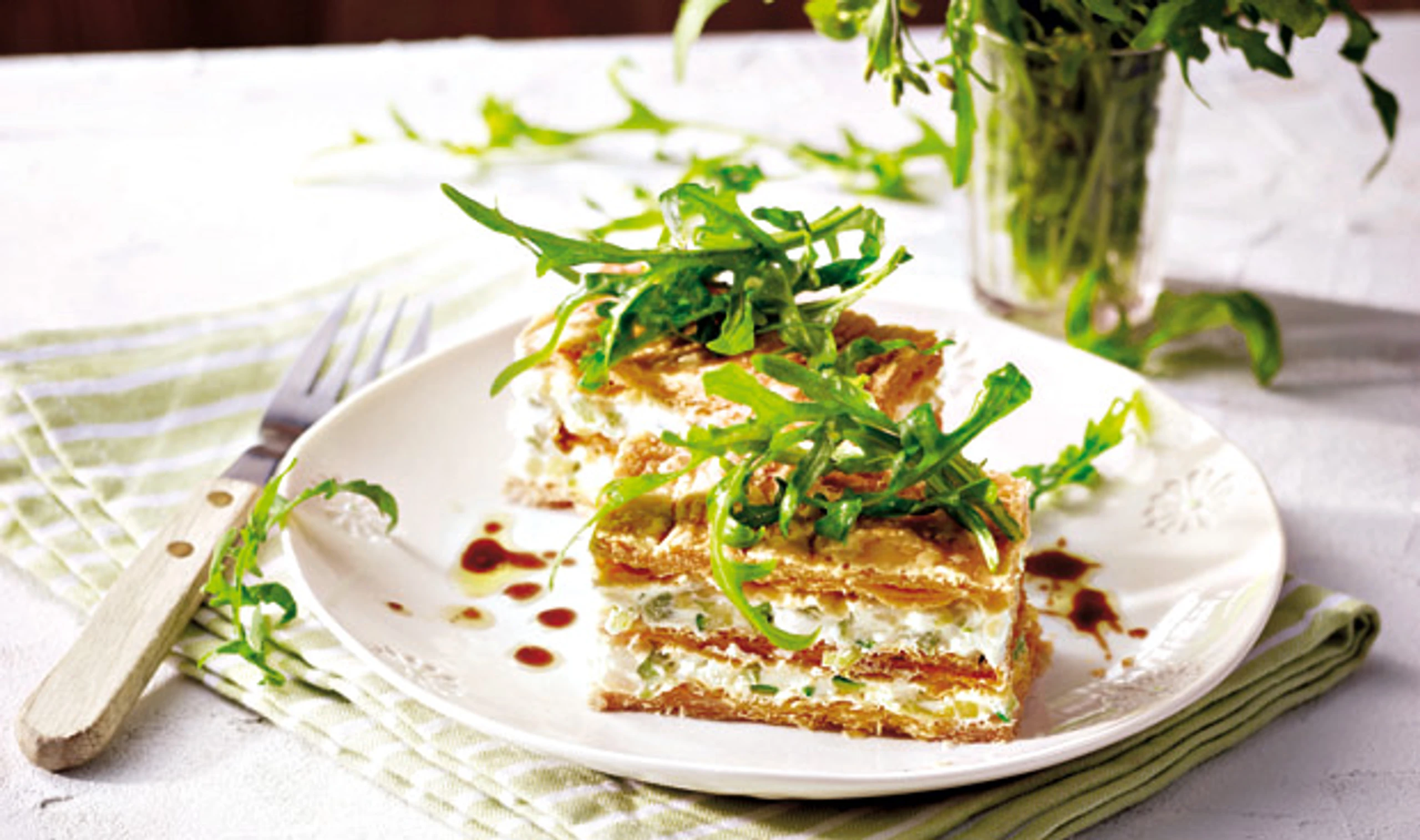 Gemüse-Cremeschnitte