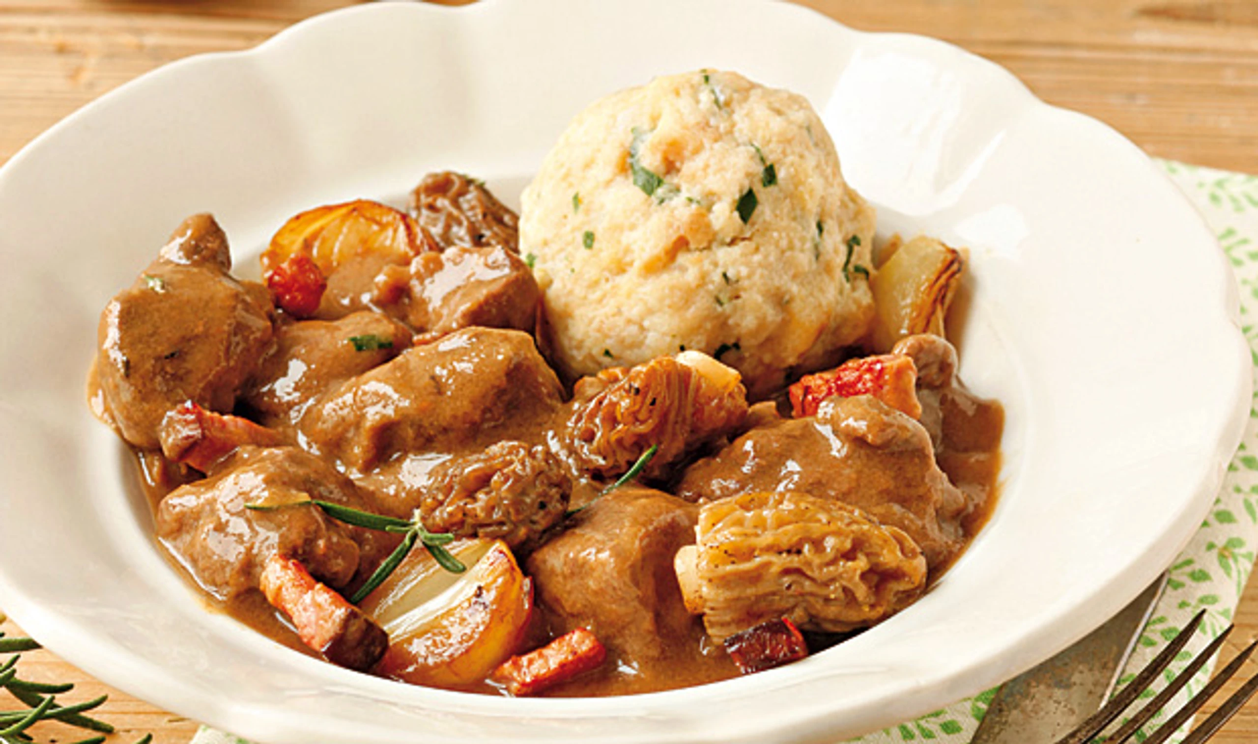 Rehpfeffer mit Morcheln