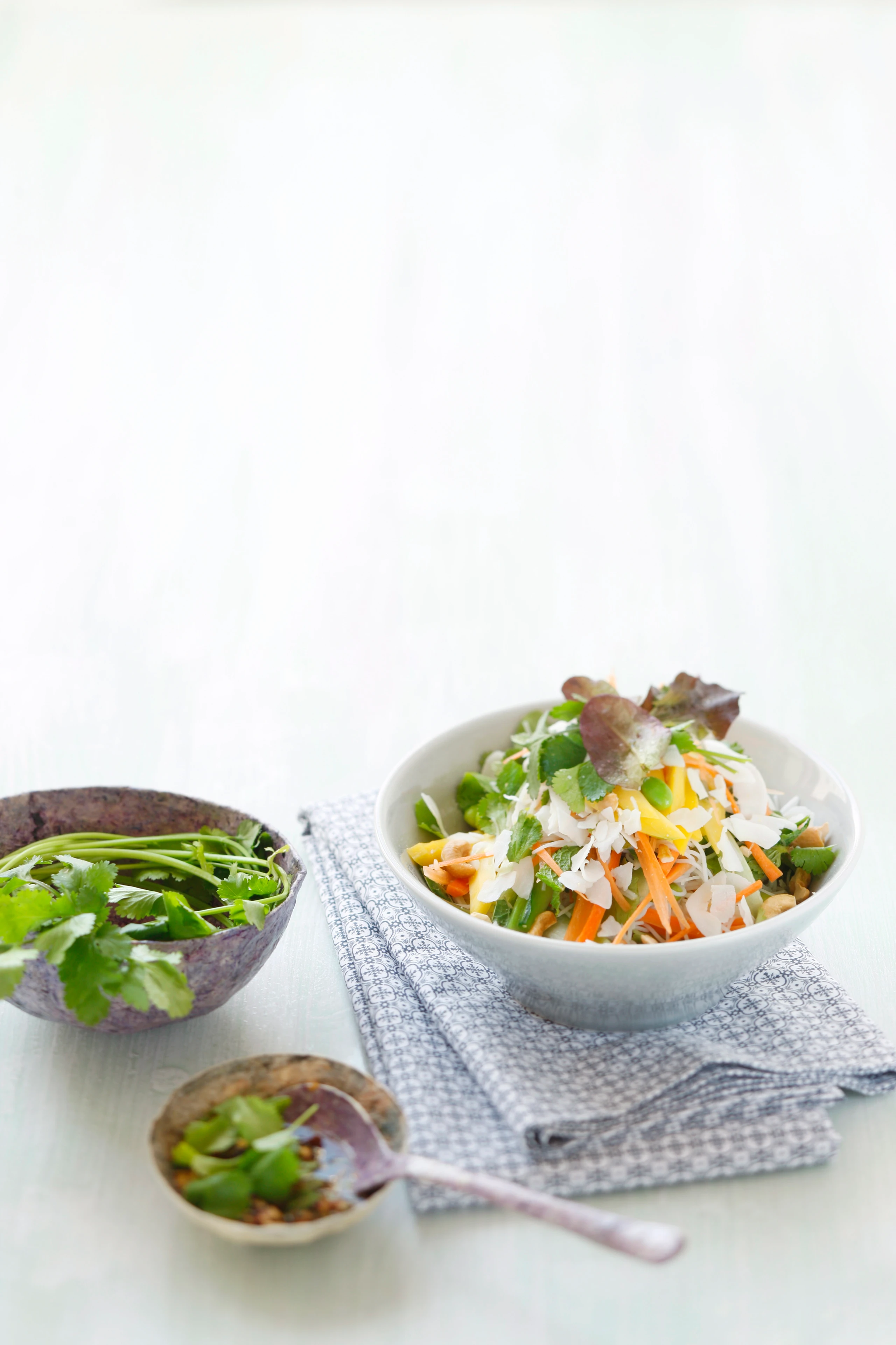 Glasnudelsalat mit Mango