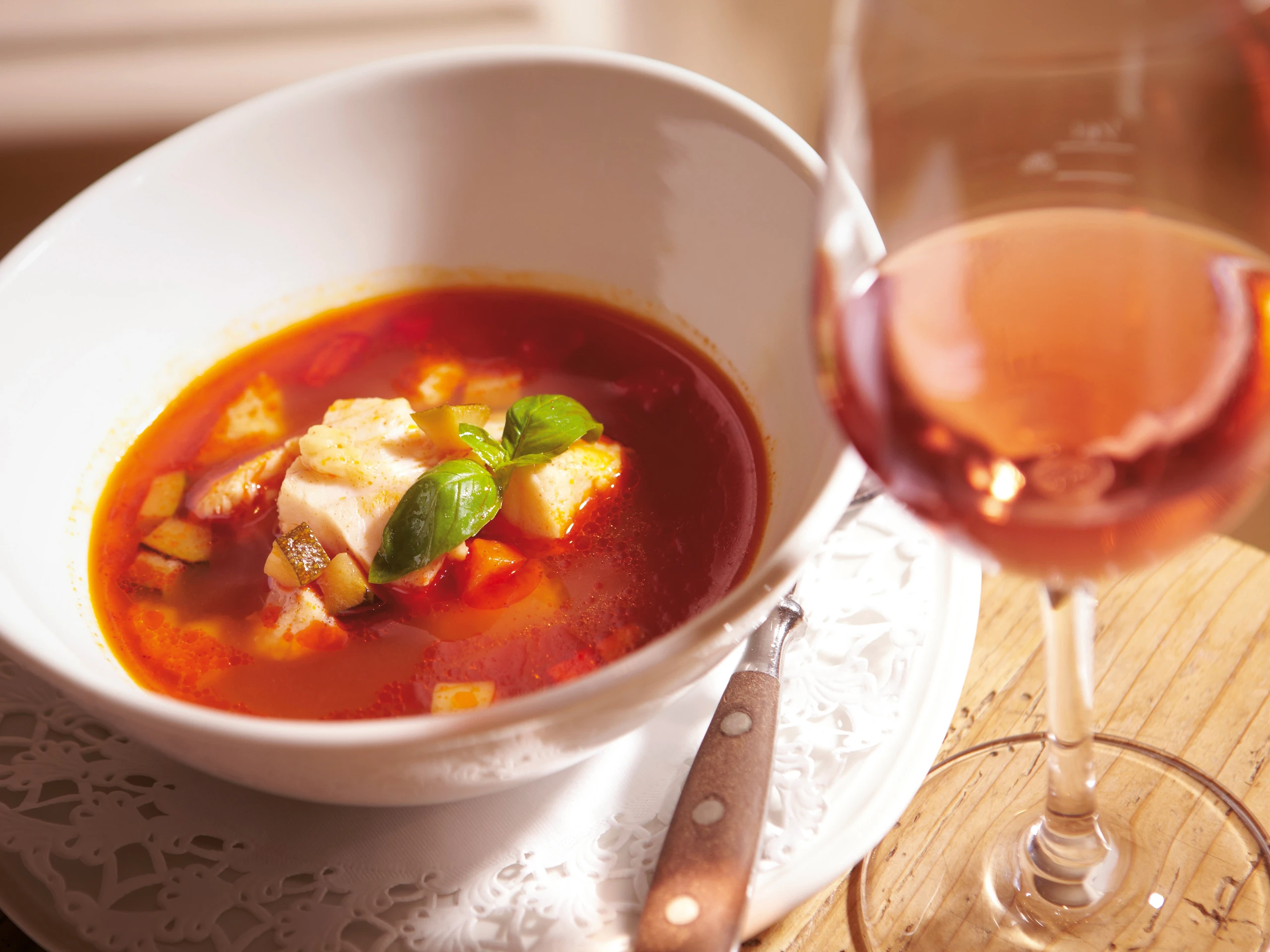 Fischsuppe vom Spitz