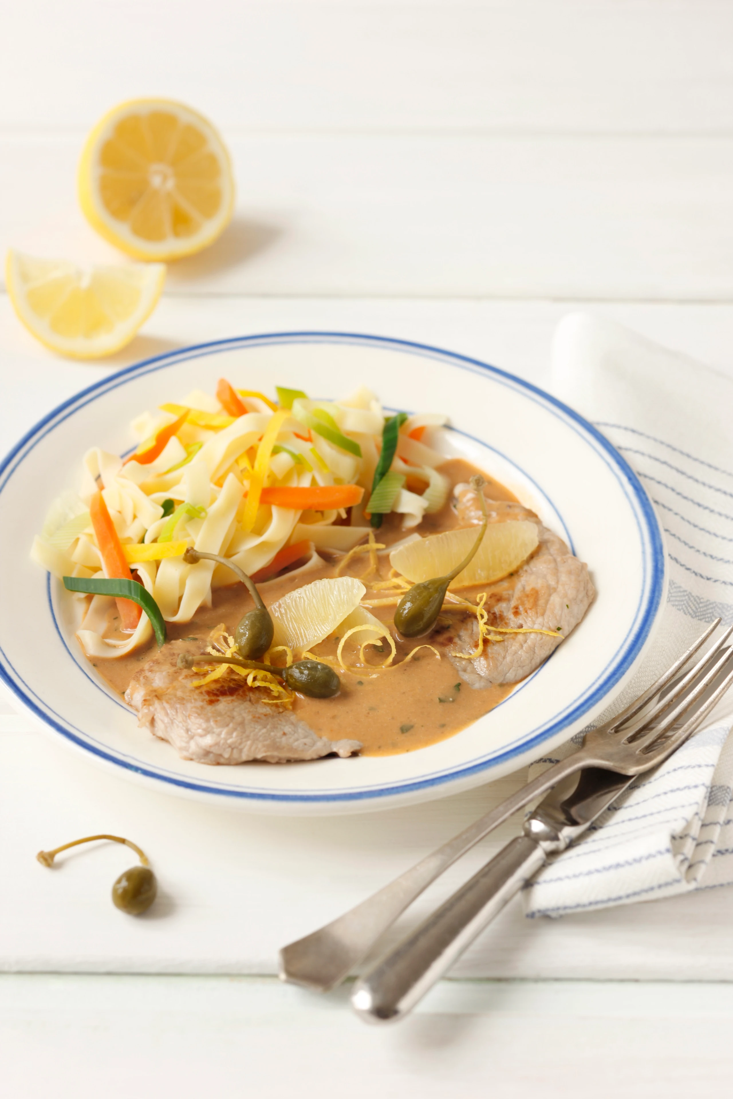 Kaiserschnitzel mit Kapernsauce