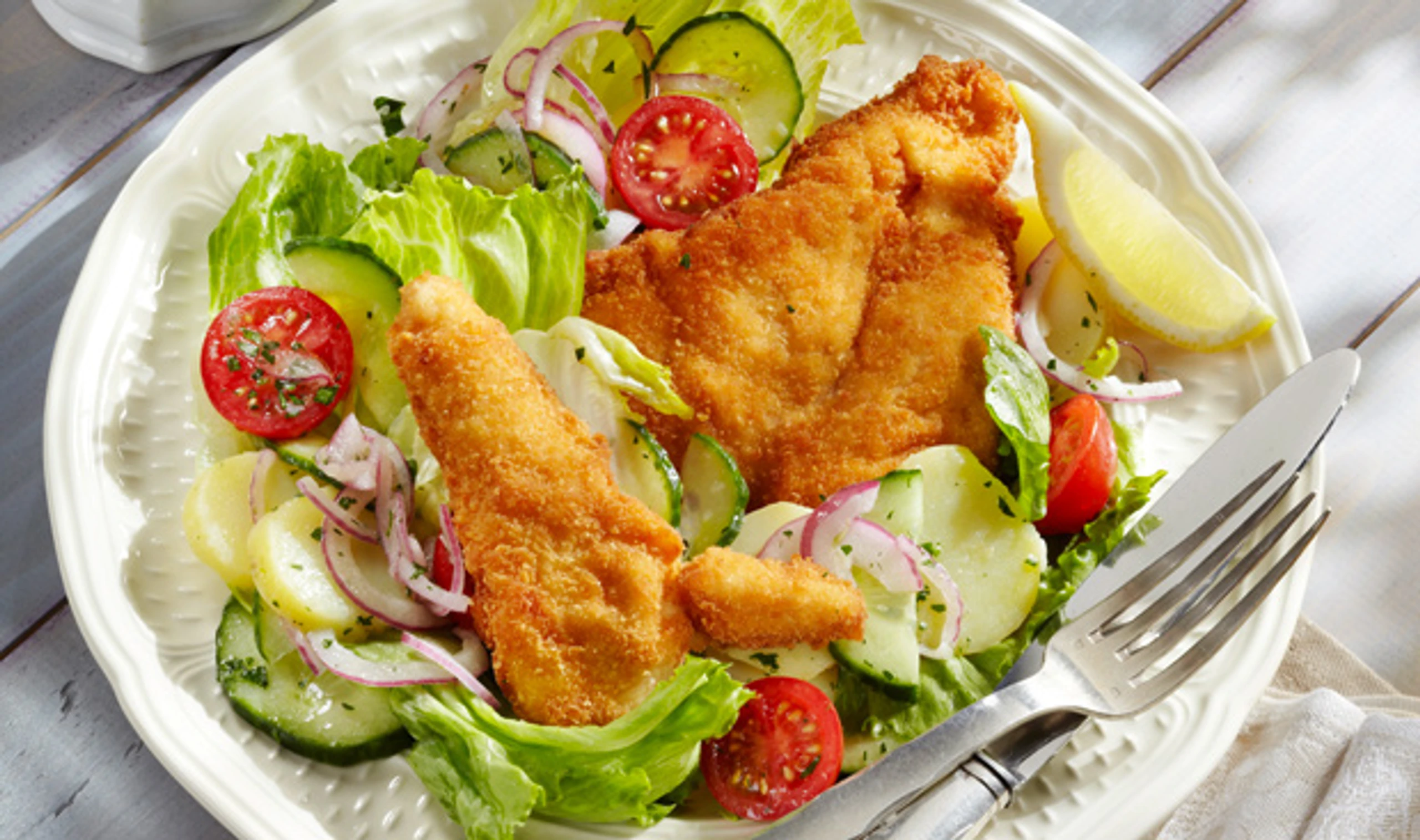 Backhendlsalat