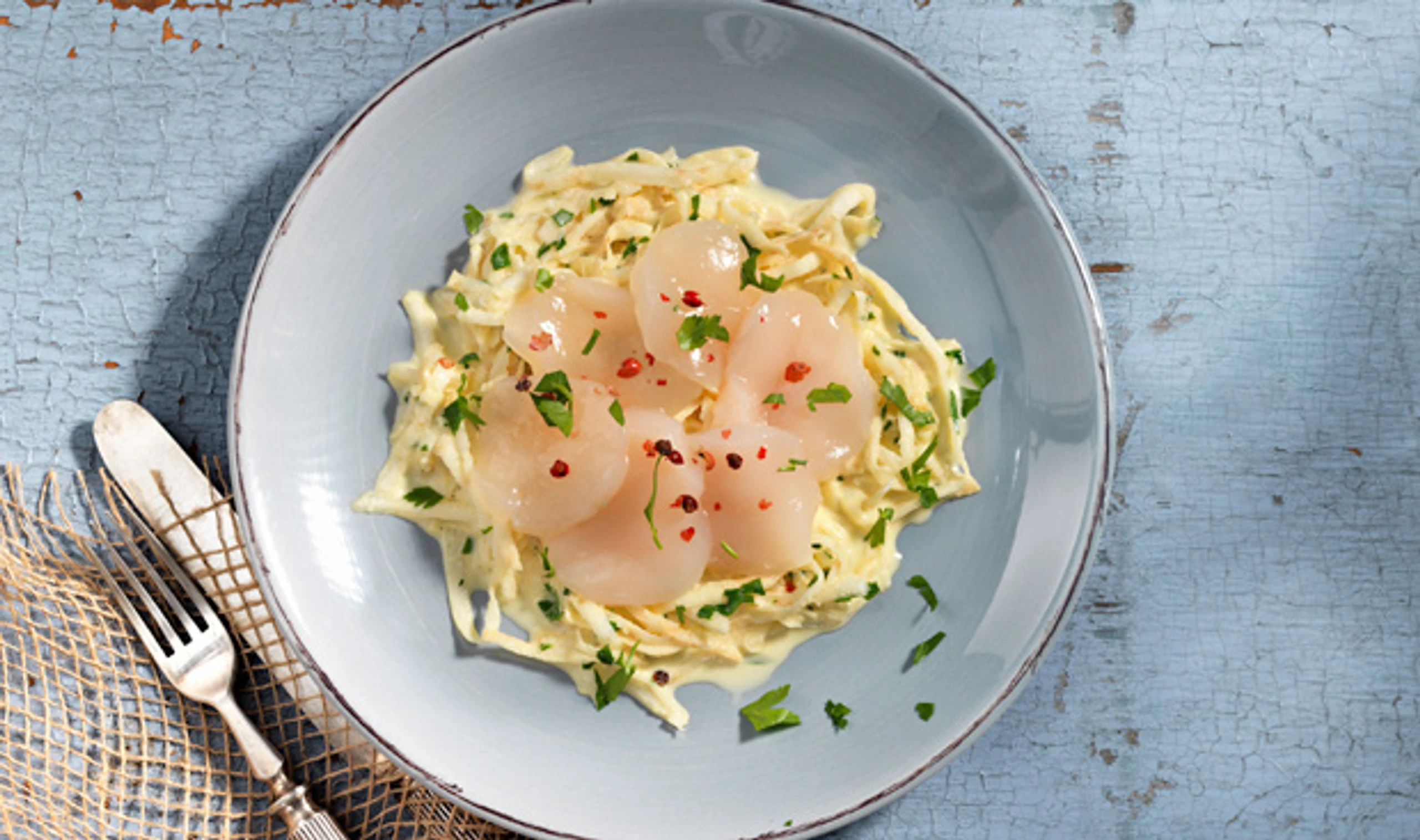 Coquille Saint-Jacques au céleri