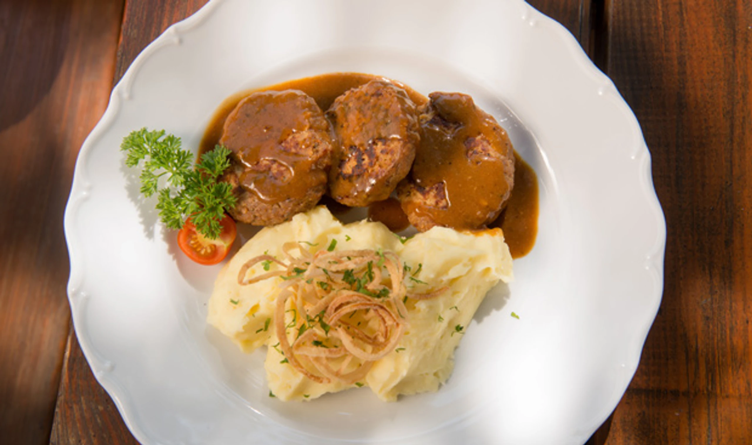 Faschierte Labalan mit Erdäpfelpüree