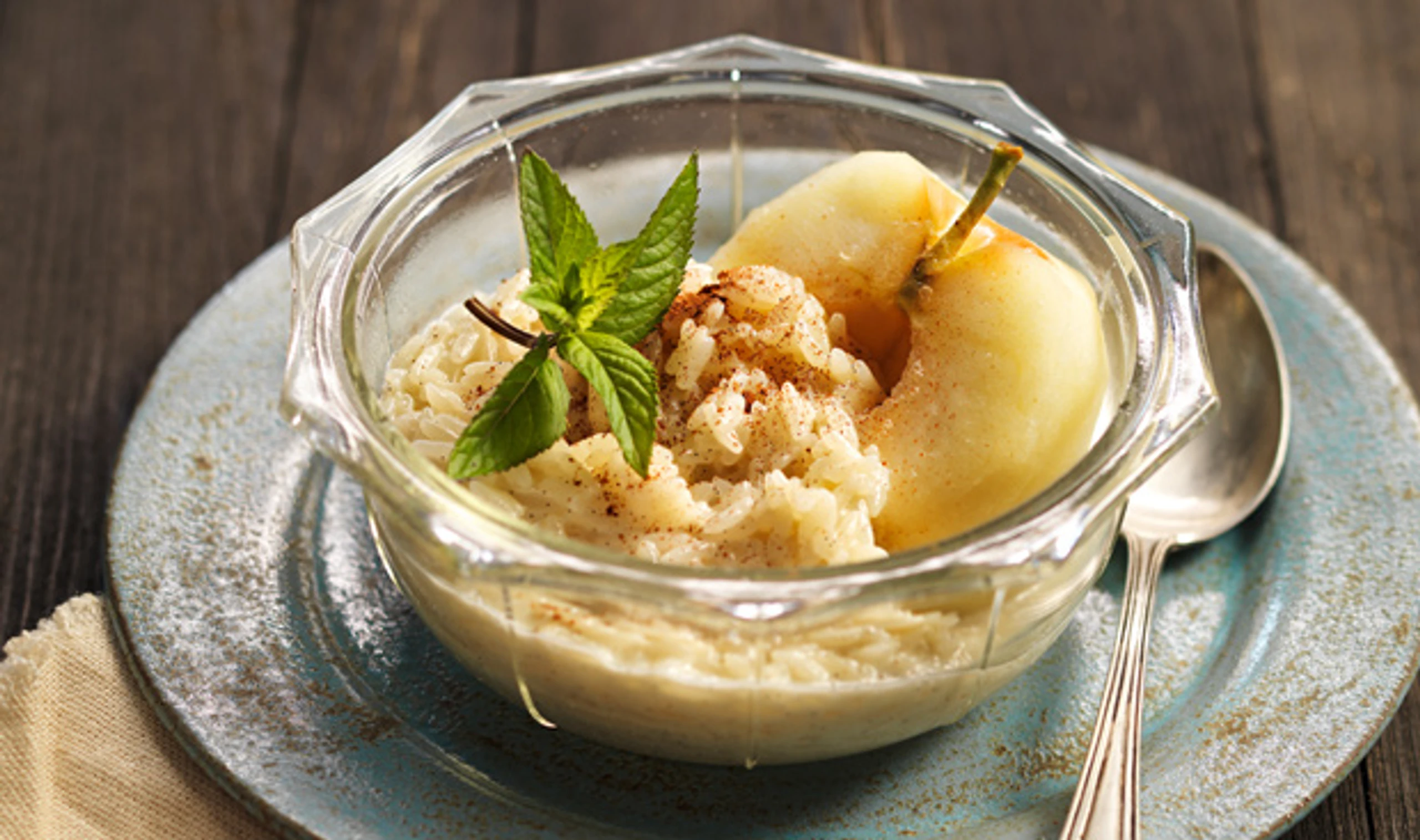 Milchreis mit Gewürzäpfeln