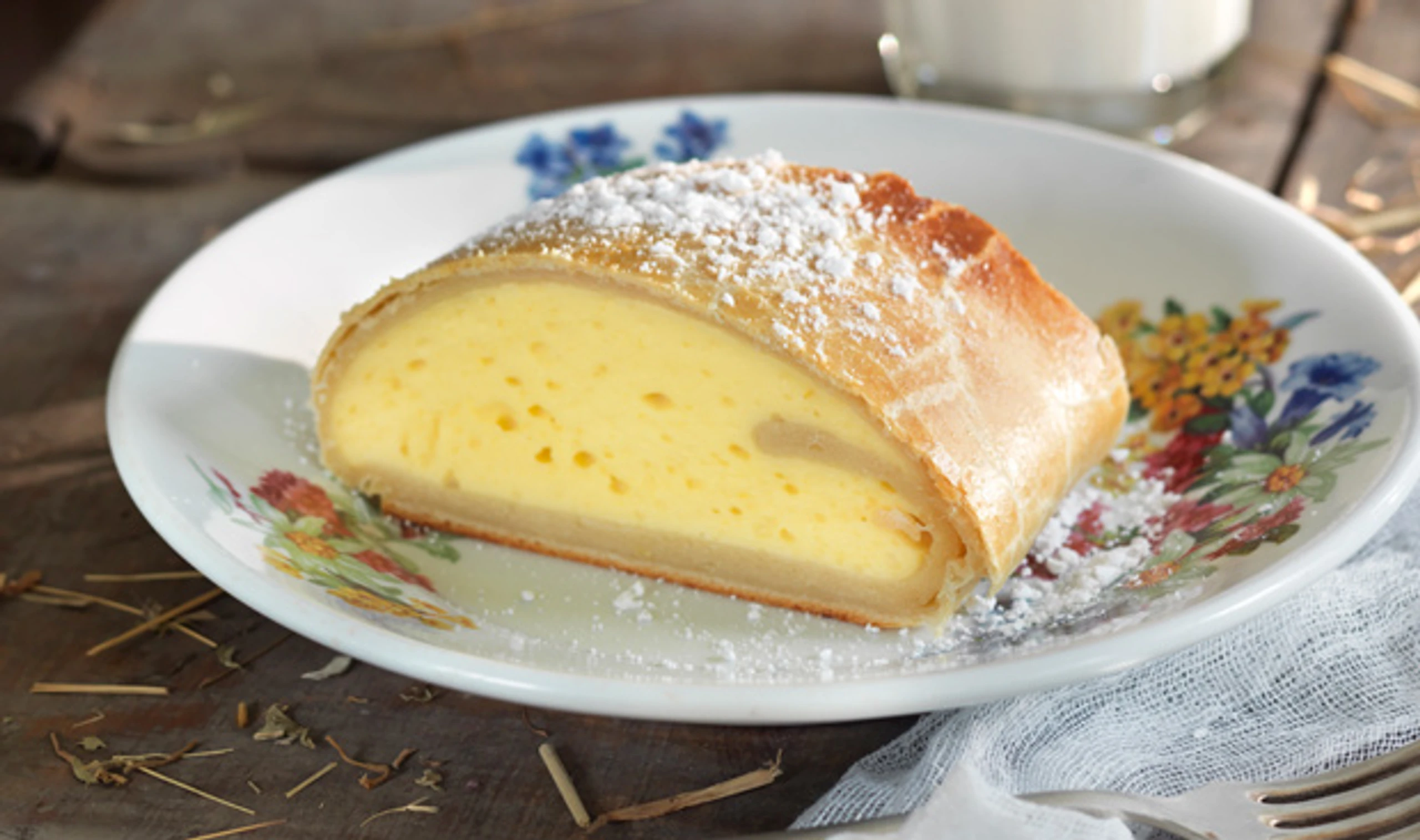 Topfenstrudel von der Spießalm in Lungötz