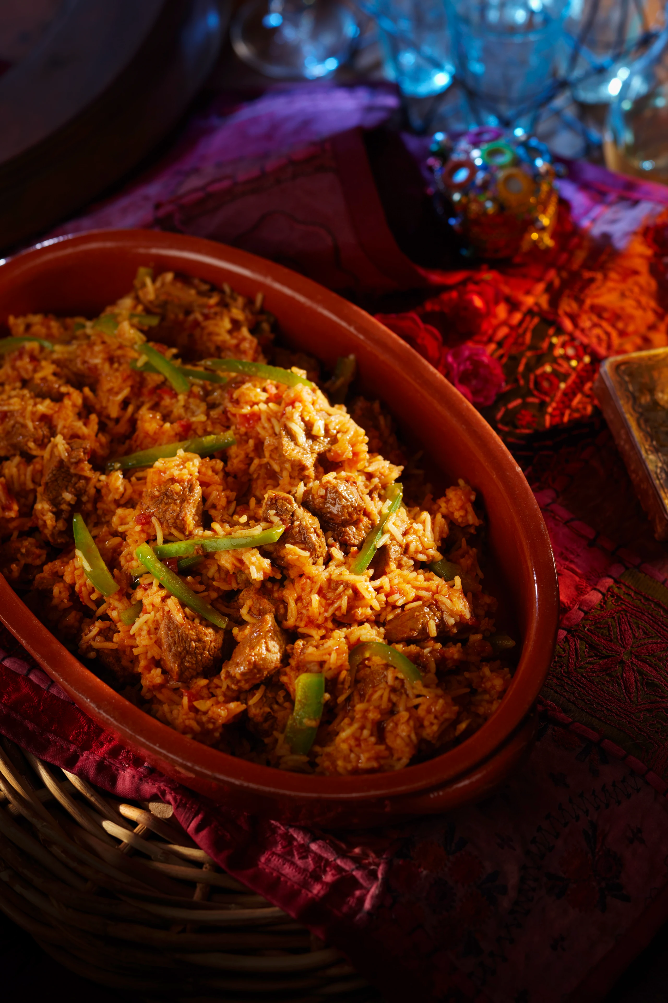 Arabisches Reisfleisch mit Lamm