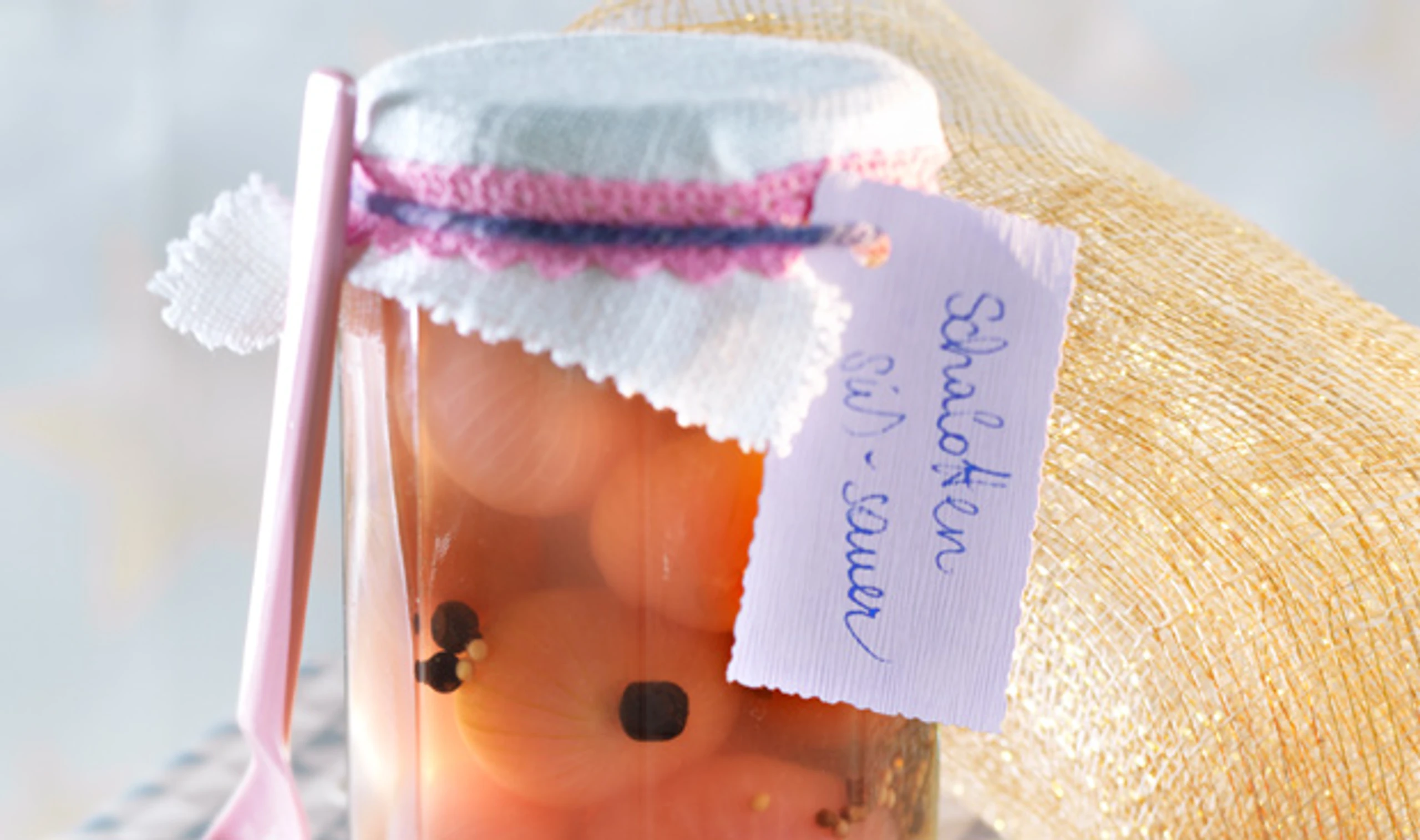 Schalotten süßsauer