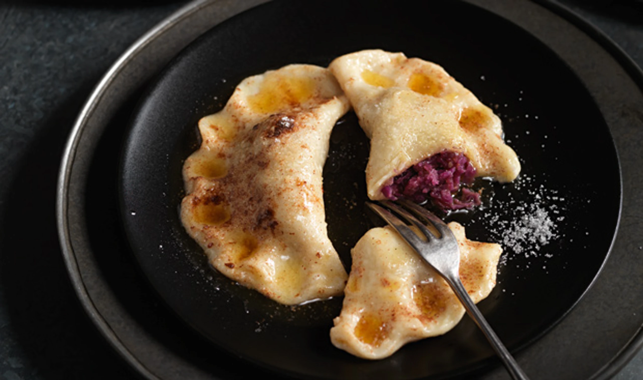 Rotkraut-Maroni-Tascherln