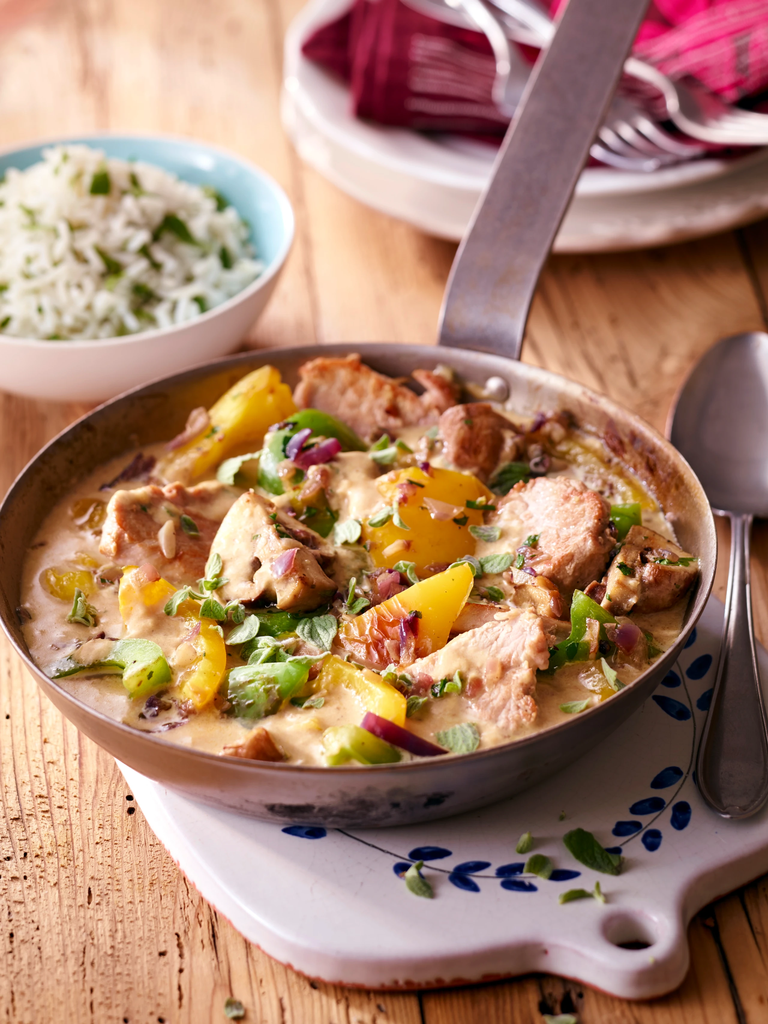 Geschnetzeltes mit Paprika