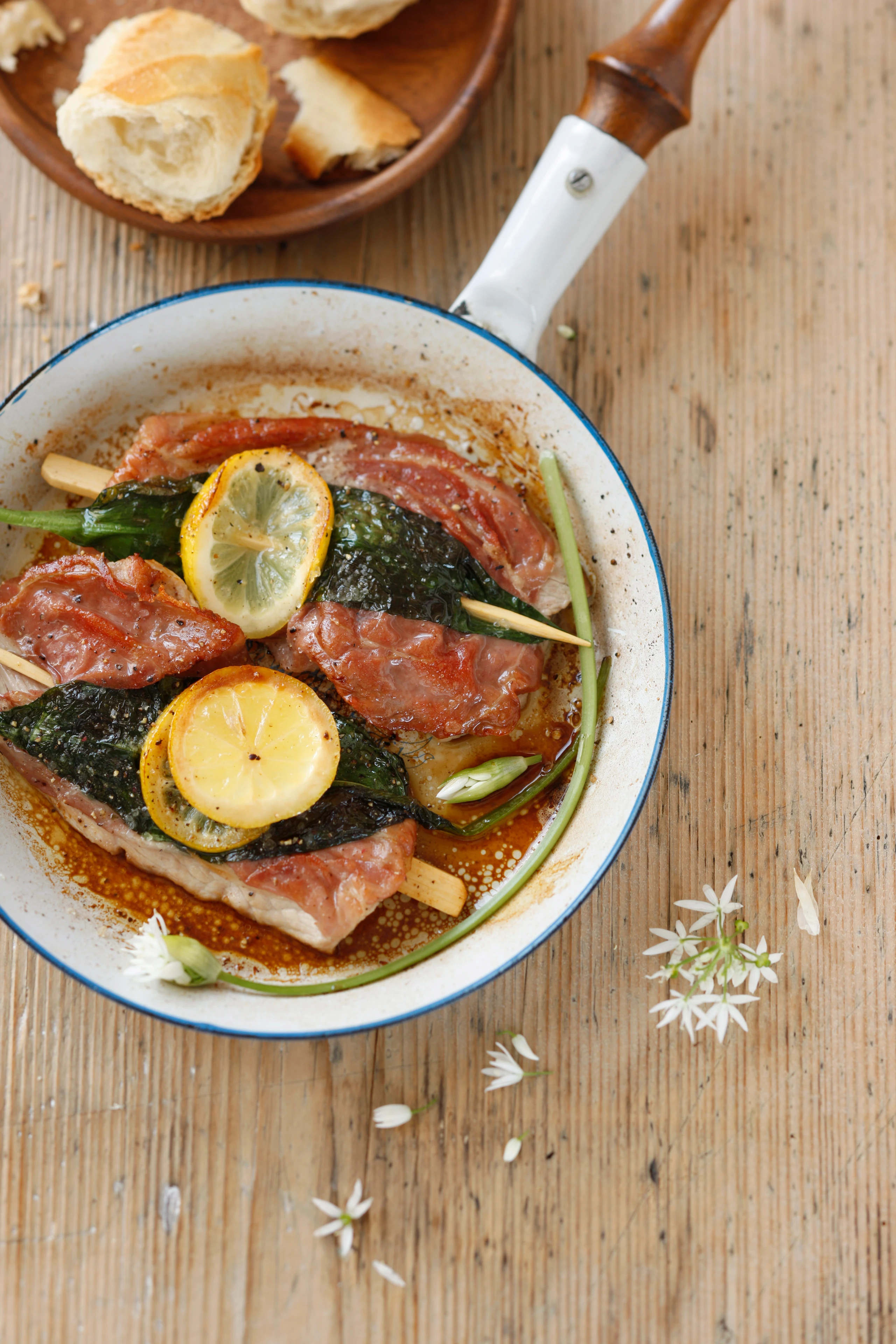 Saltimbocca mit Bärlauch