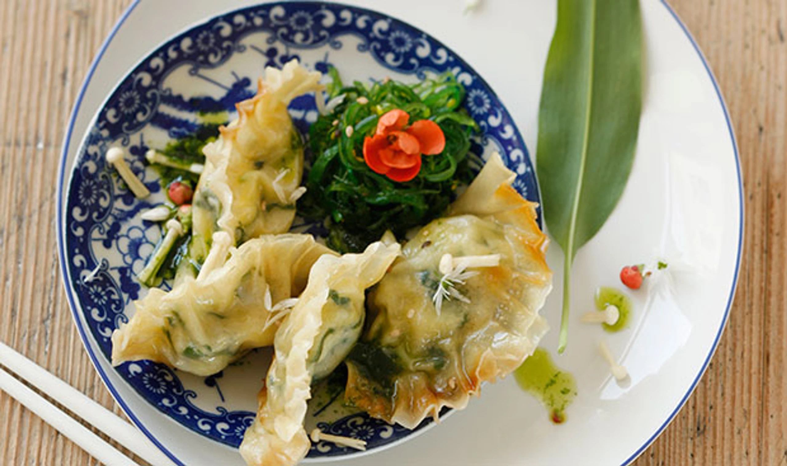 Knusprige Bärlauchtascherl