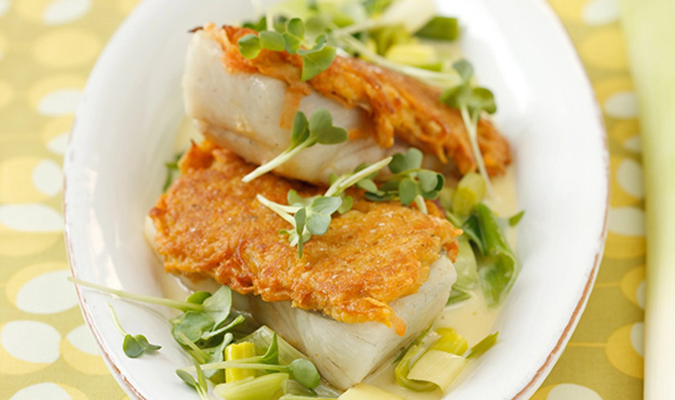 Zanderfilet mit Süßkartoffelkruste