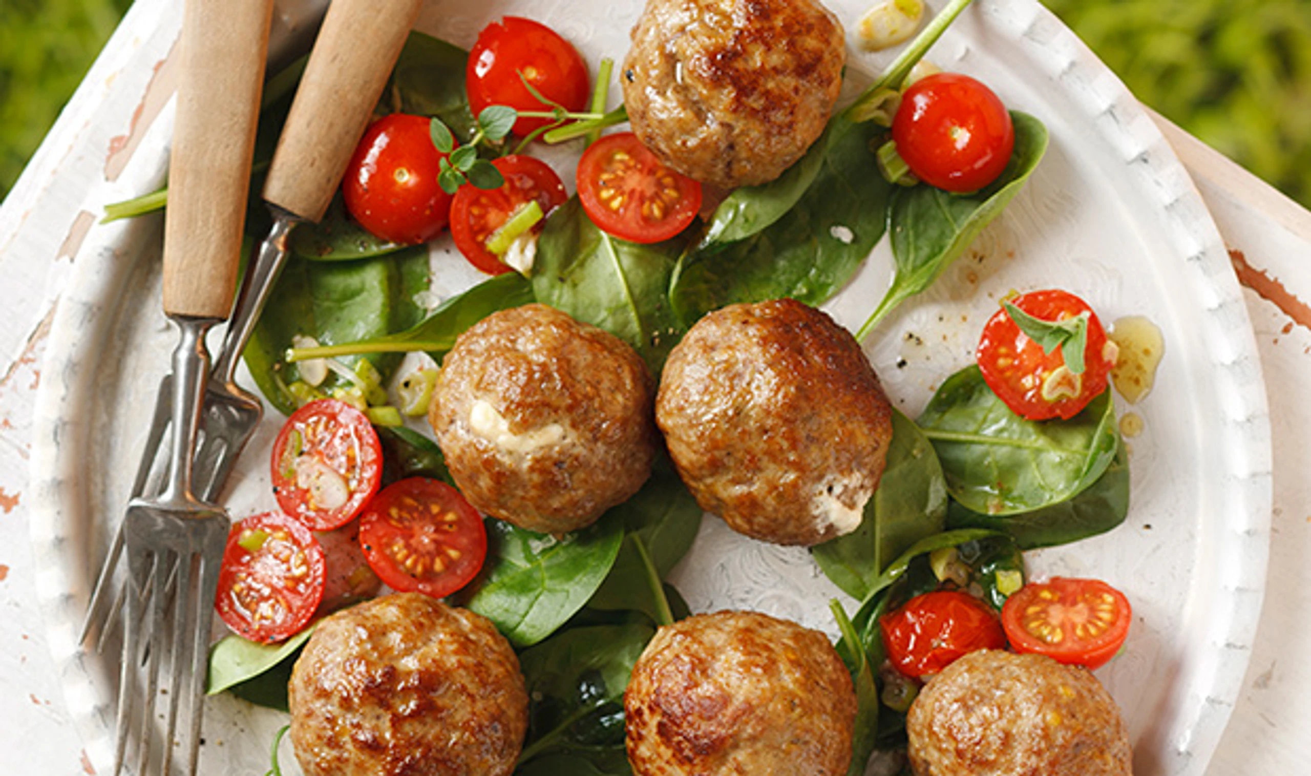 Lammbällchen mit Feta