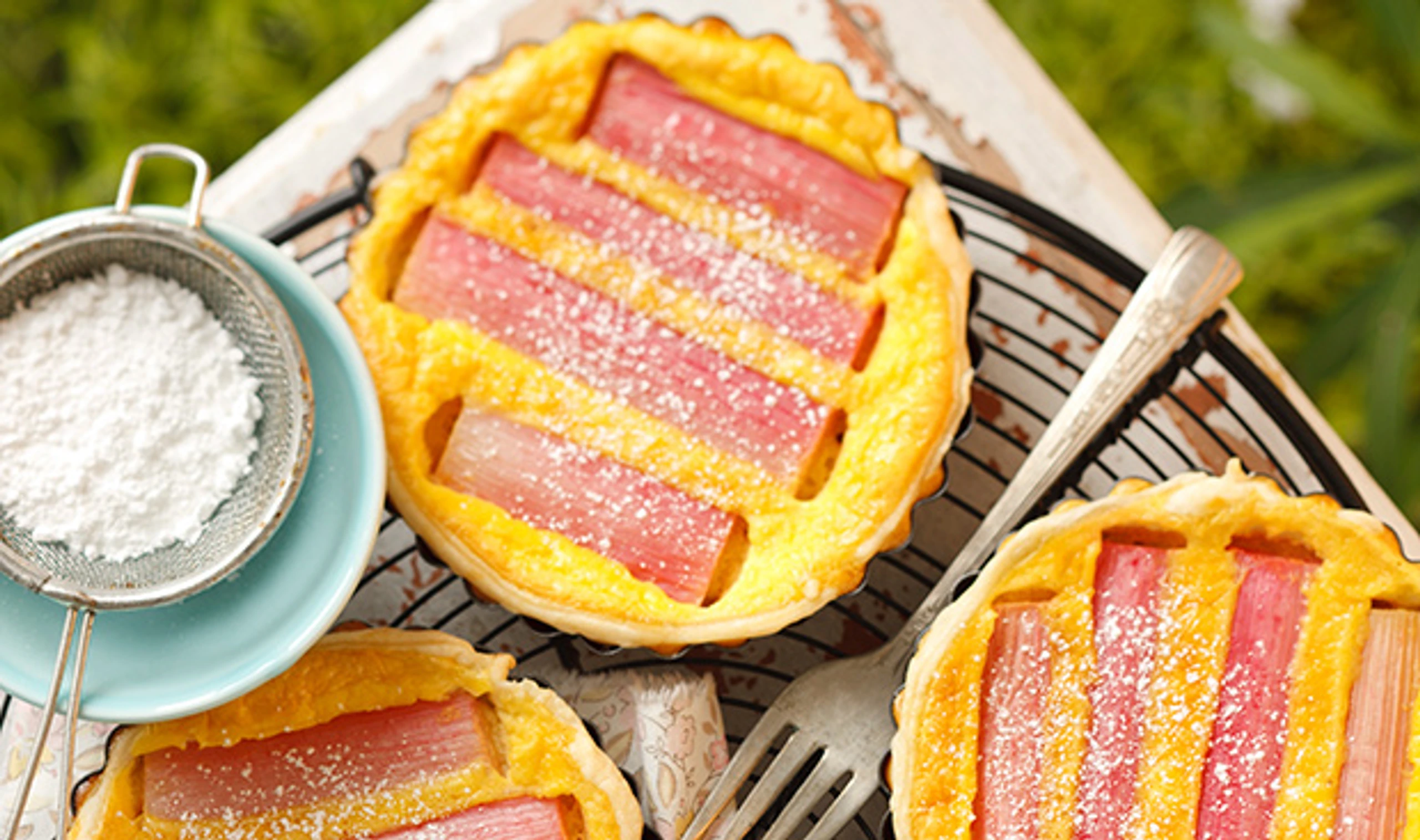 Rhabarber-Tartelettes