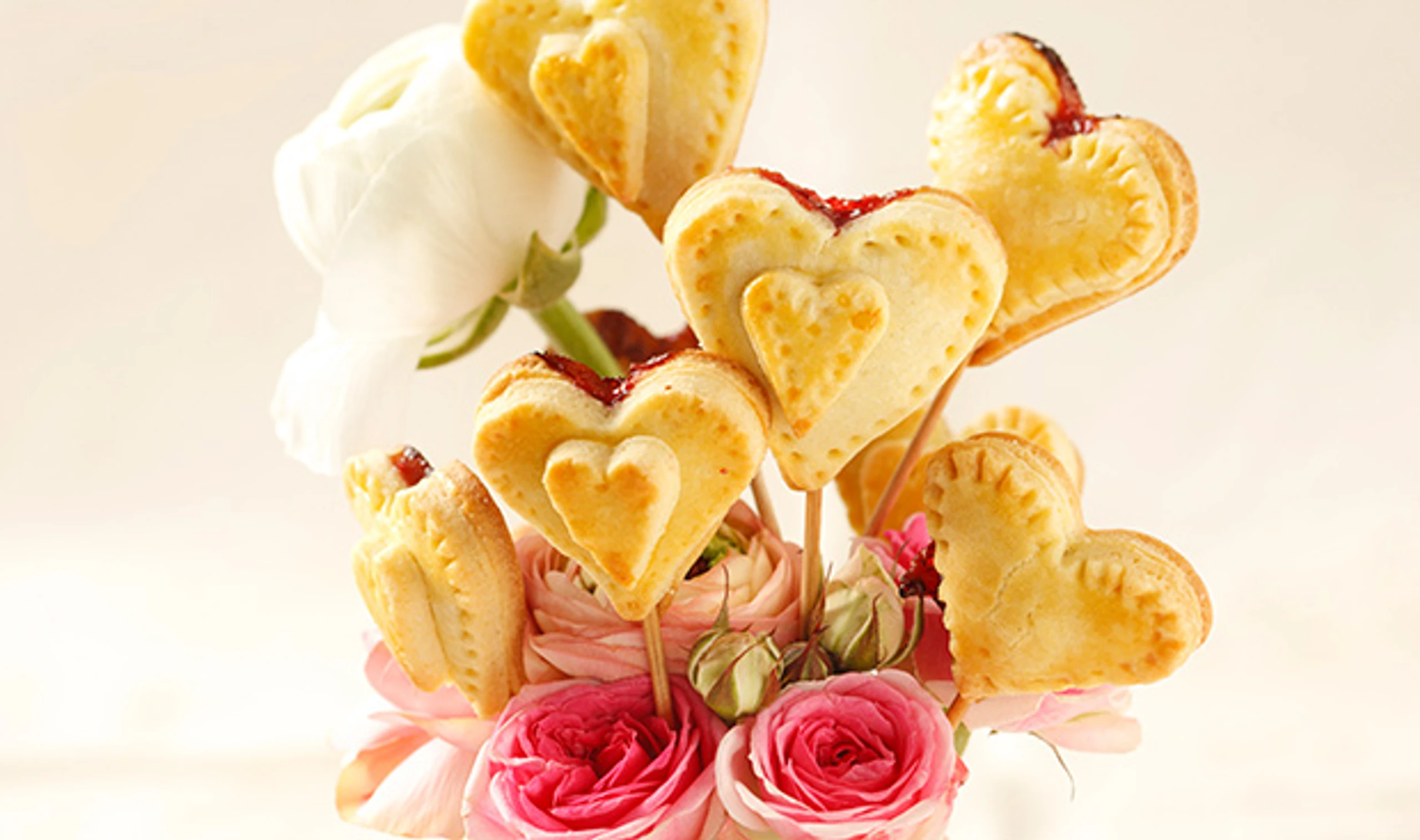 Kirsch-Herzen-Lollies