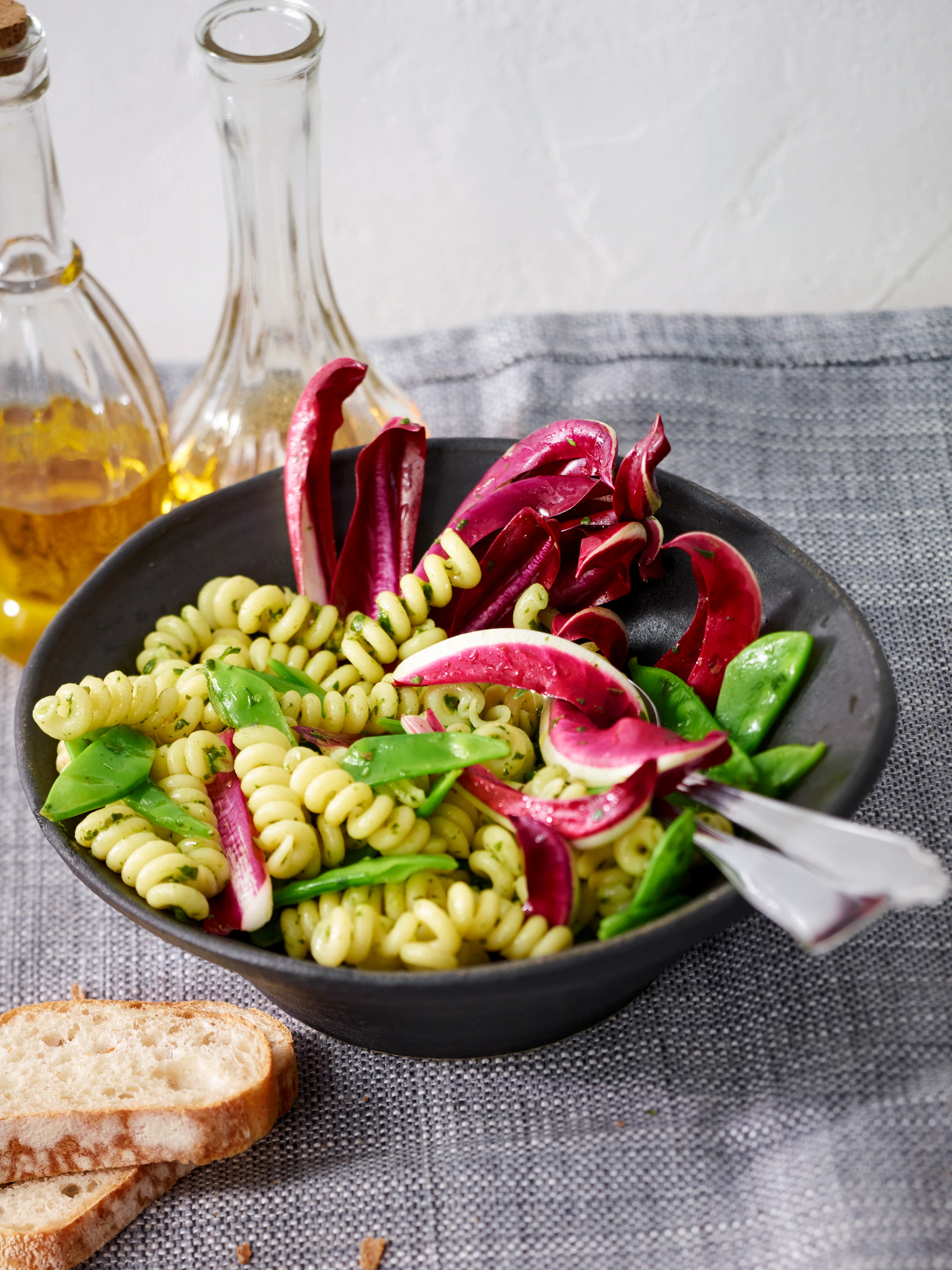 Pastasalat mit Radicchio