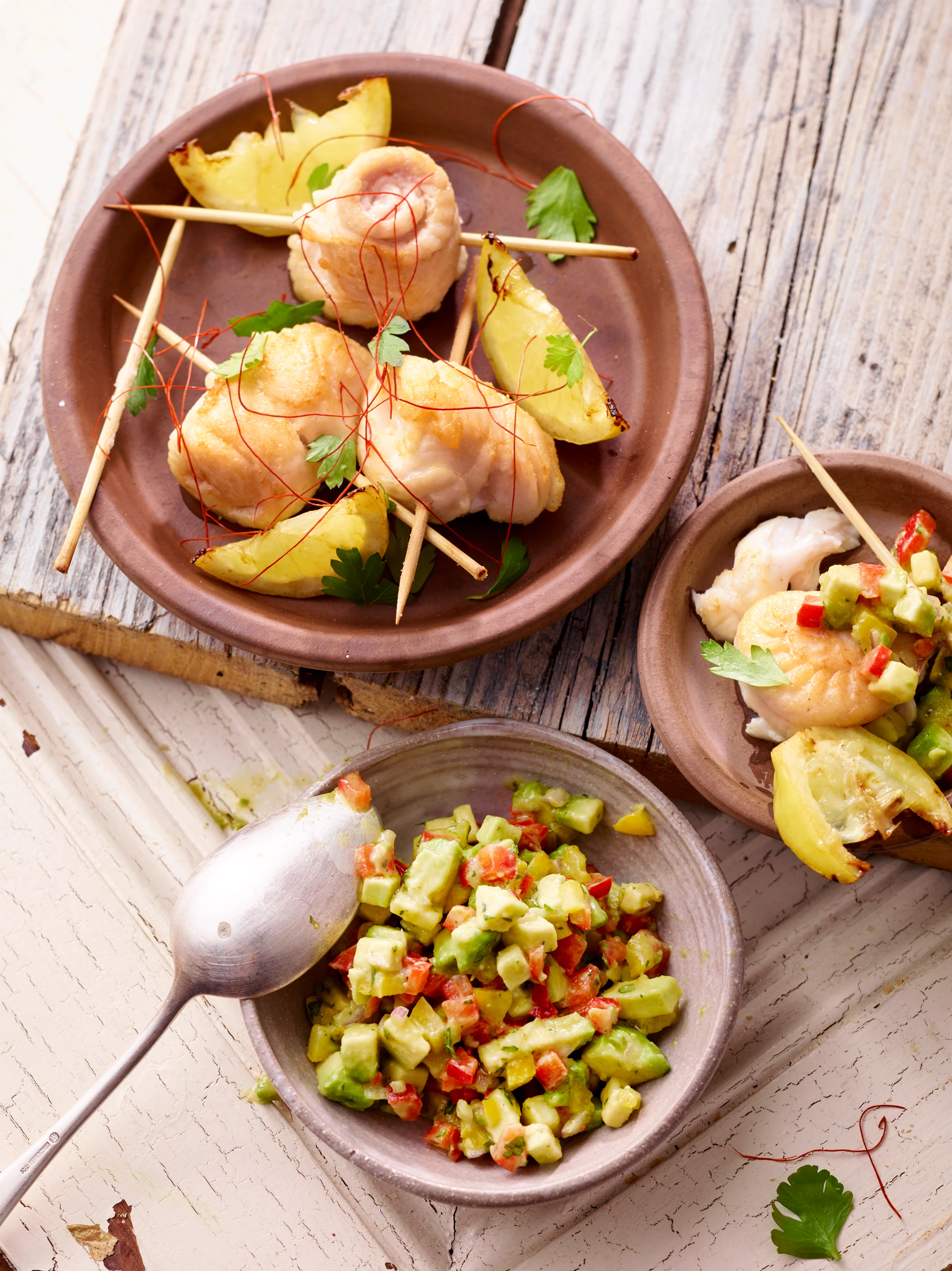 Scholle mit Avocado-Tatar