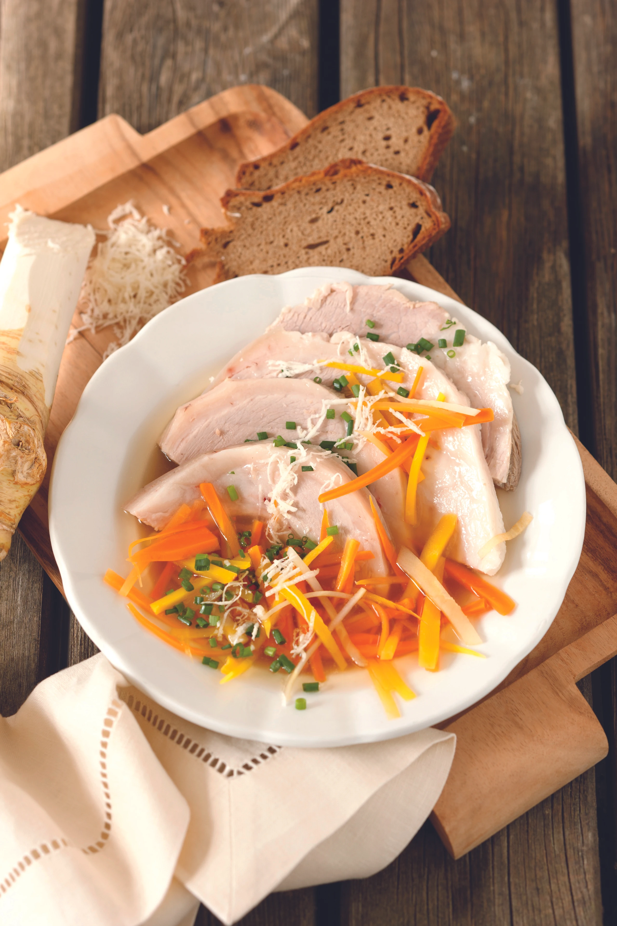 Gekochte Schweinsstelze