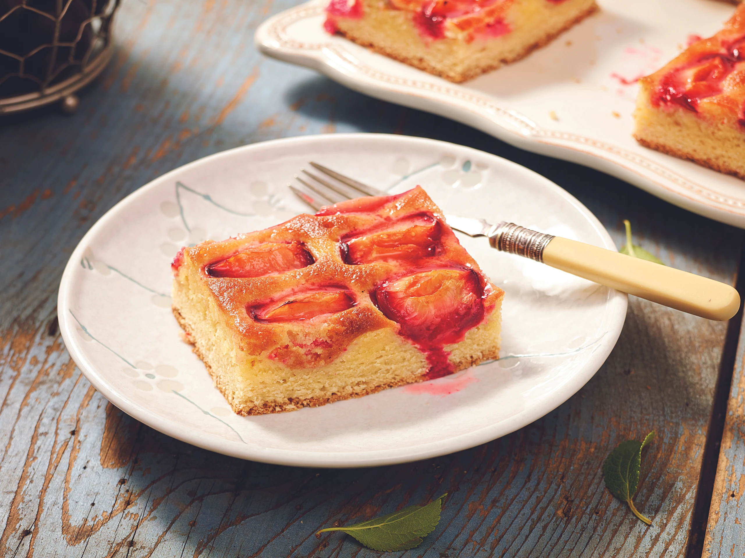 Pflaumenfleck mit Marzipan