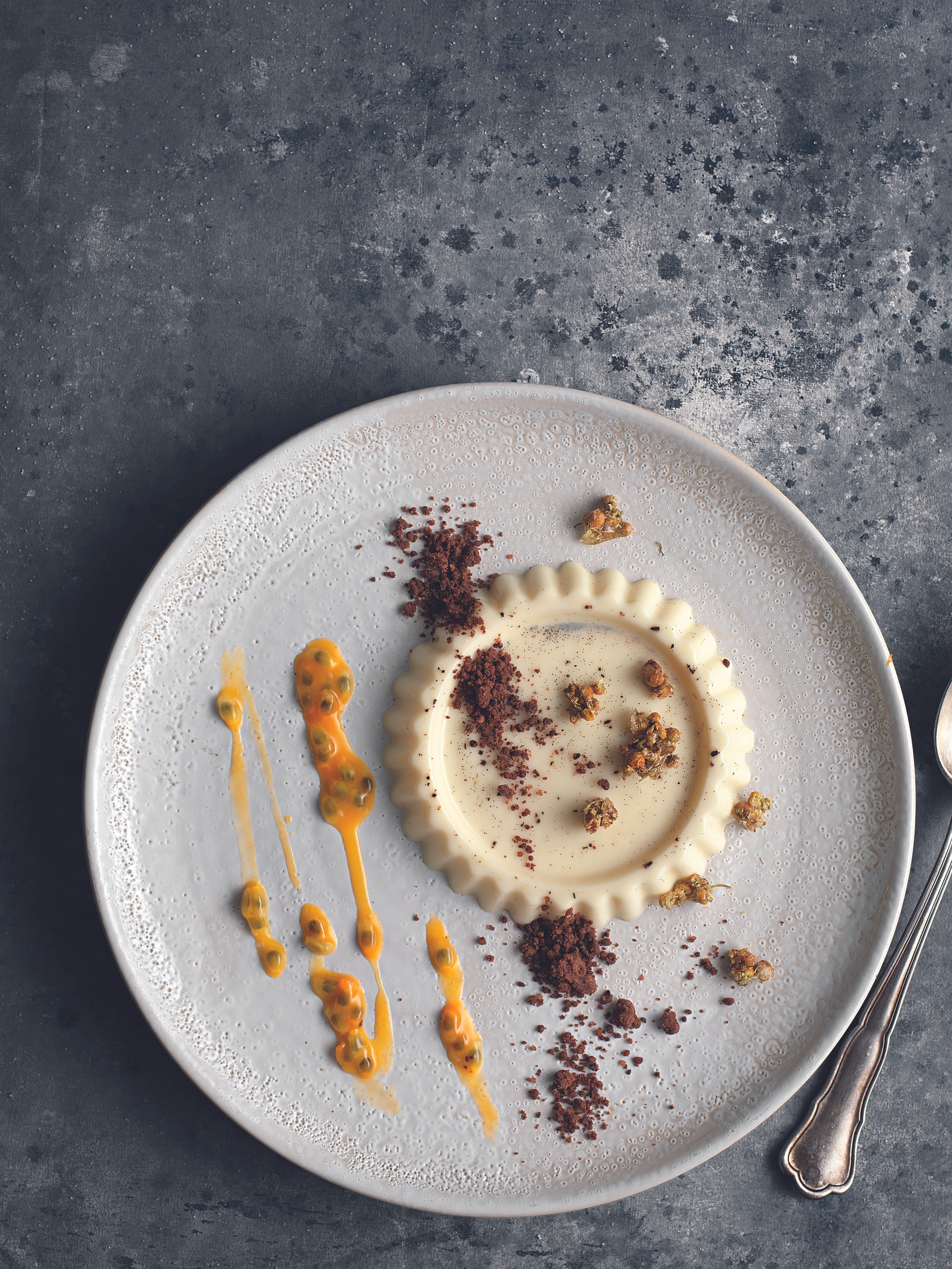 Panna cotta mit Schoko-Erde