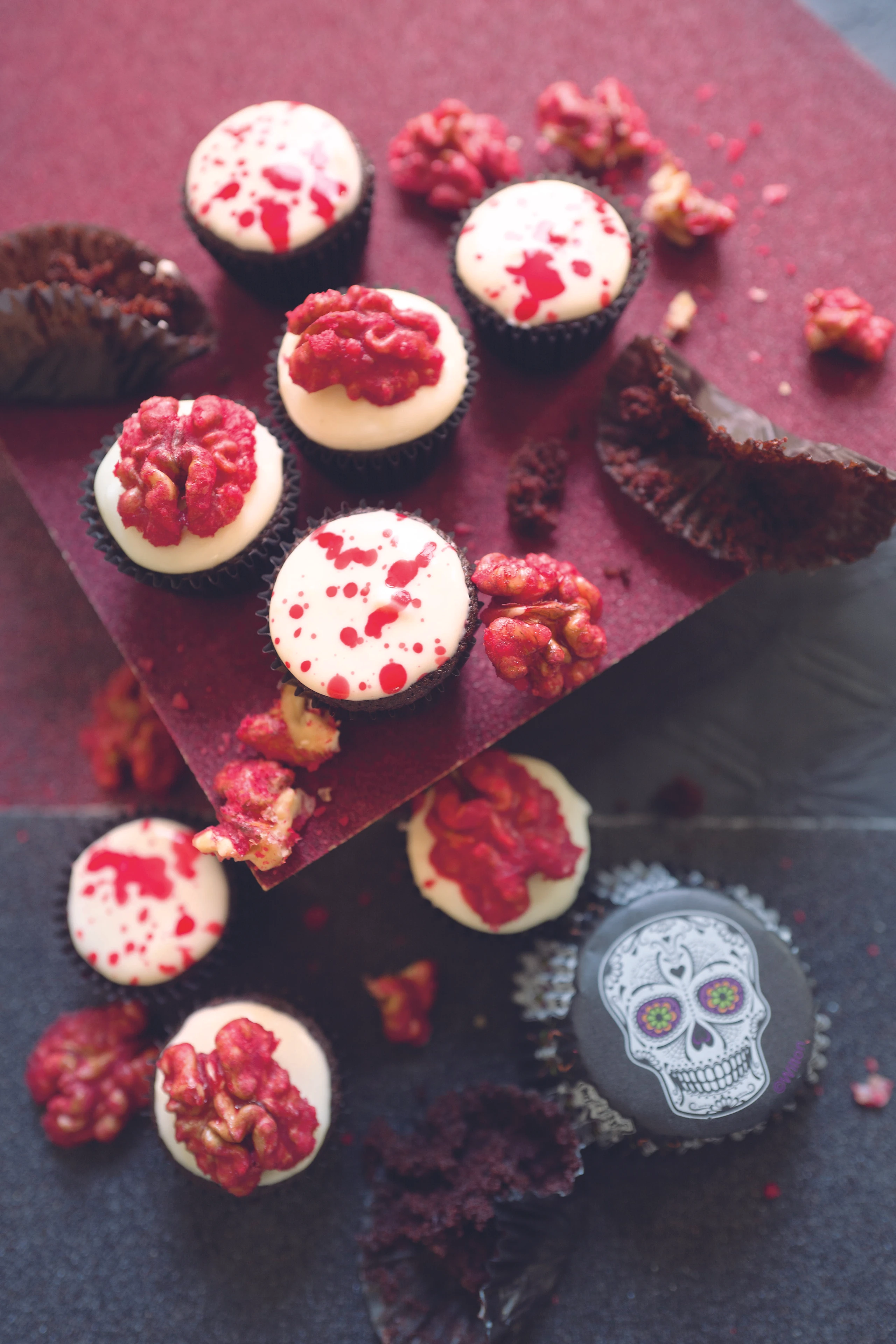 Bloody Brain Muffins