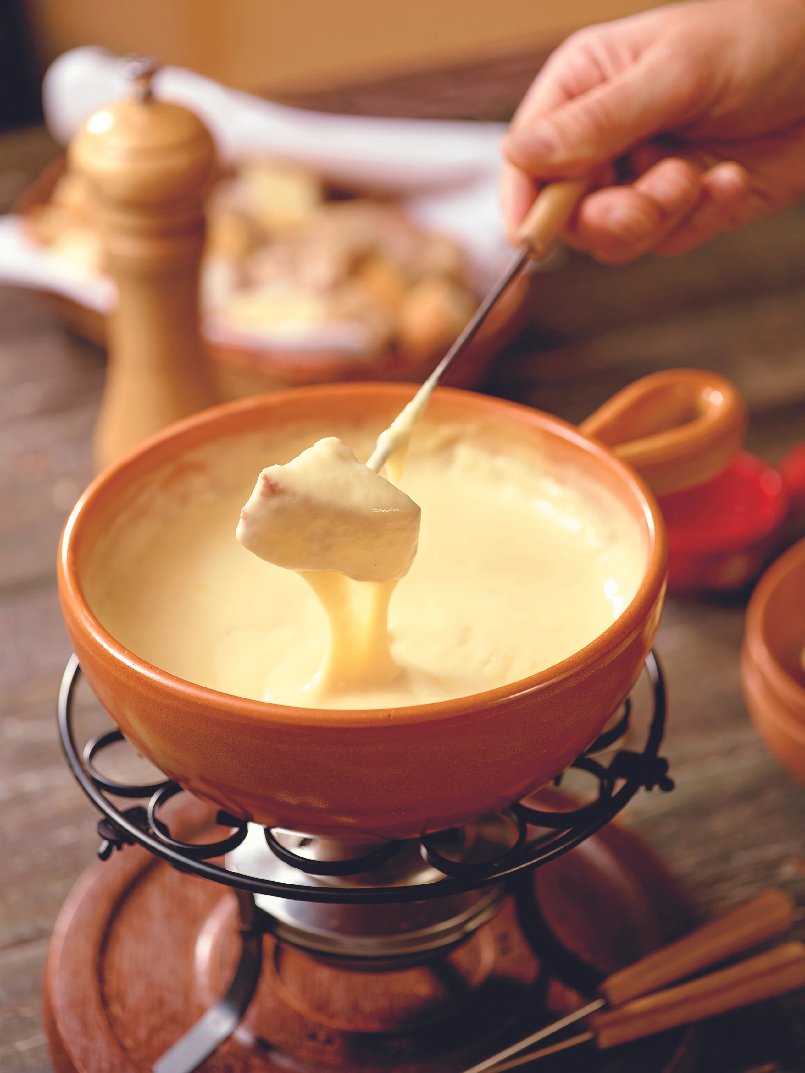 Klassisches Käse-Fondue