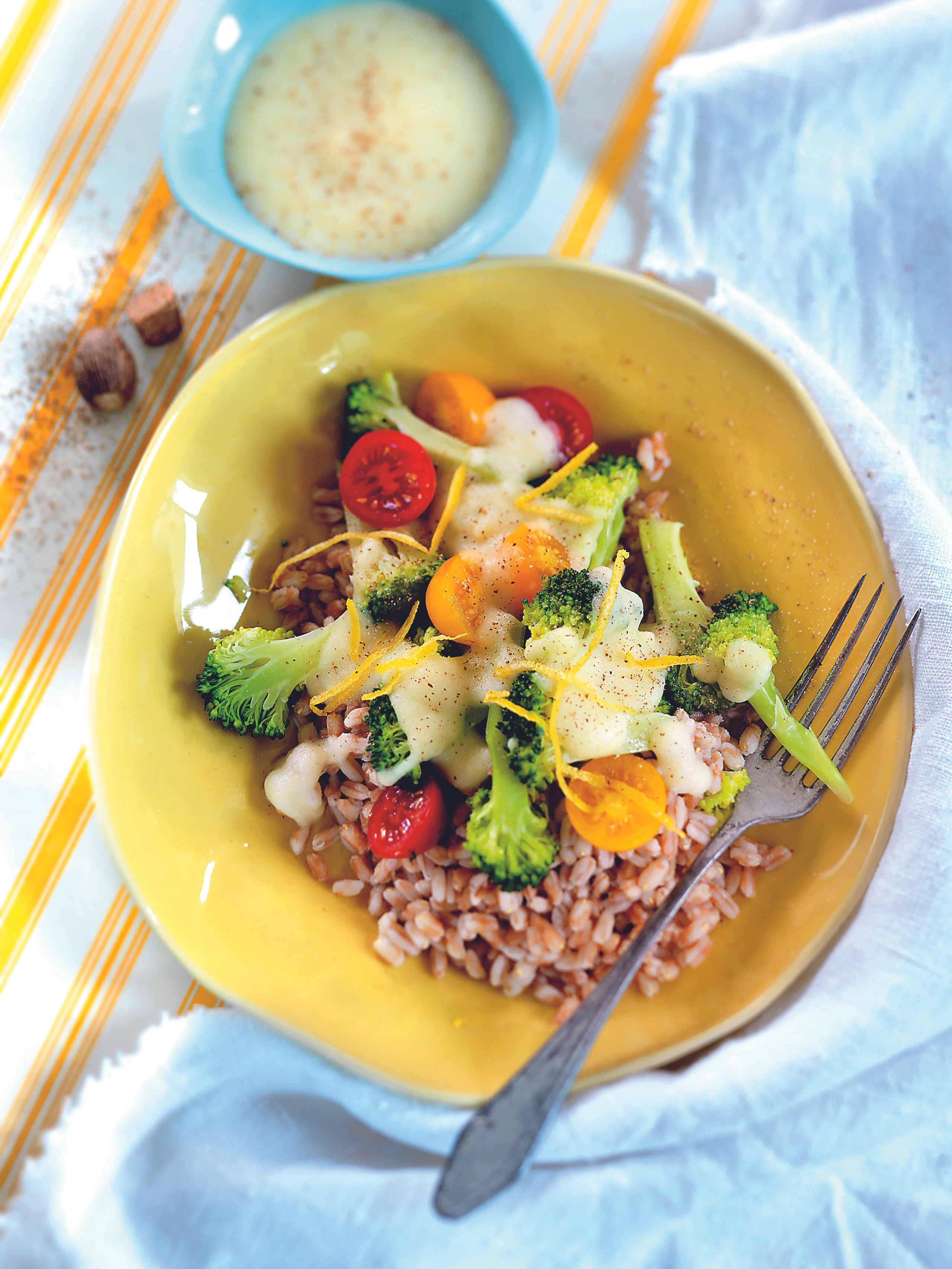 Brokkoli mit leichter Erdäpfel-Béchamelsauce