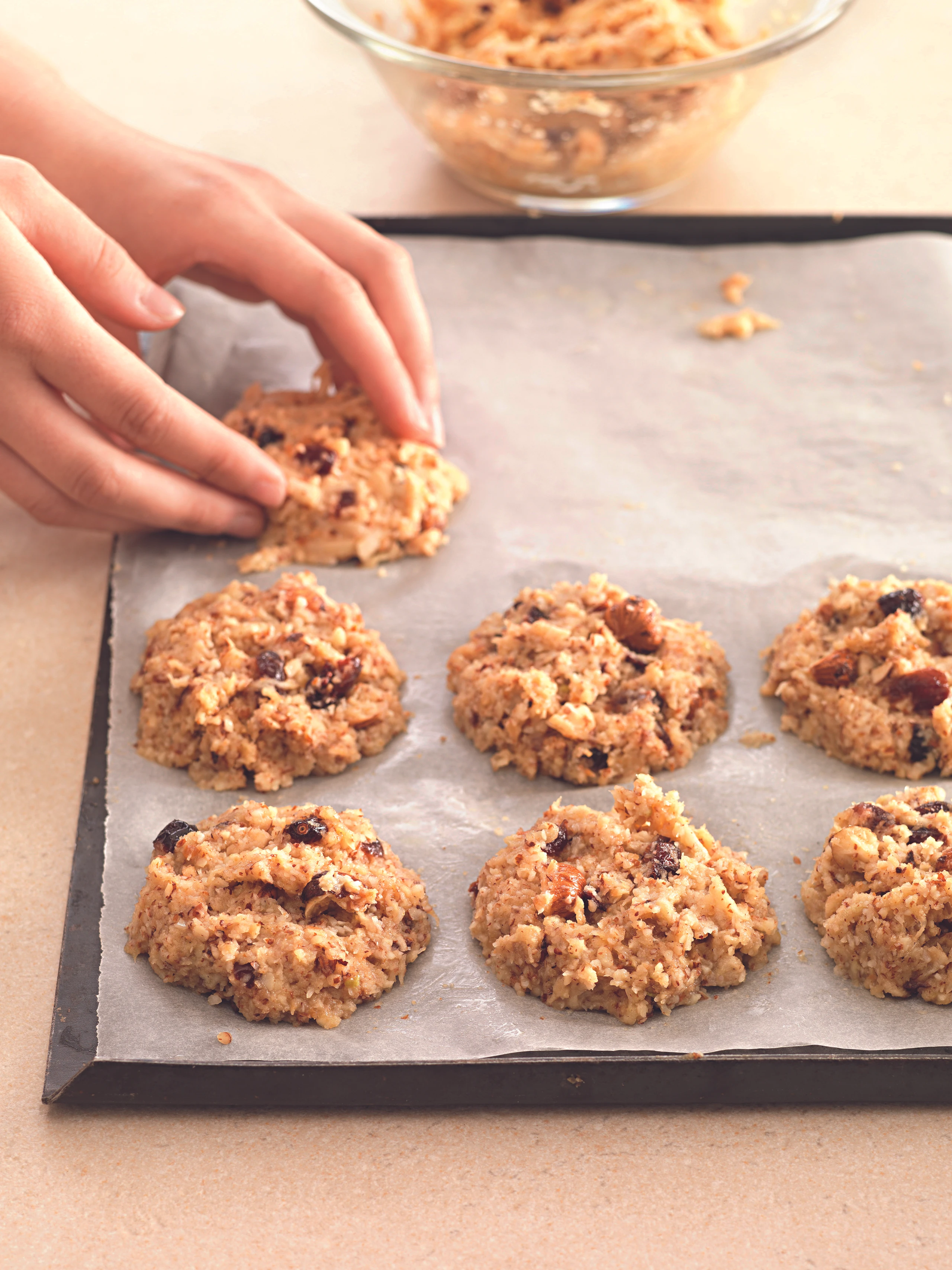 Apfel-Haselnuss-Cookies