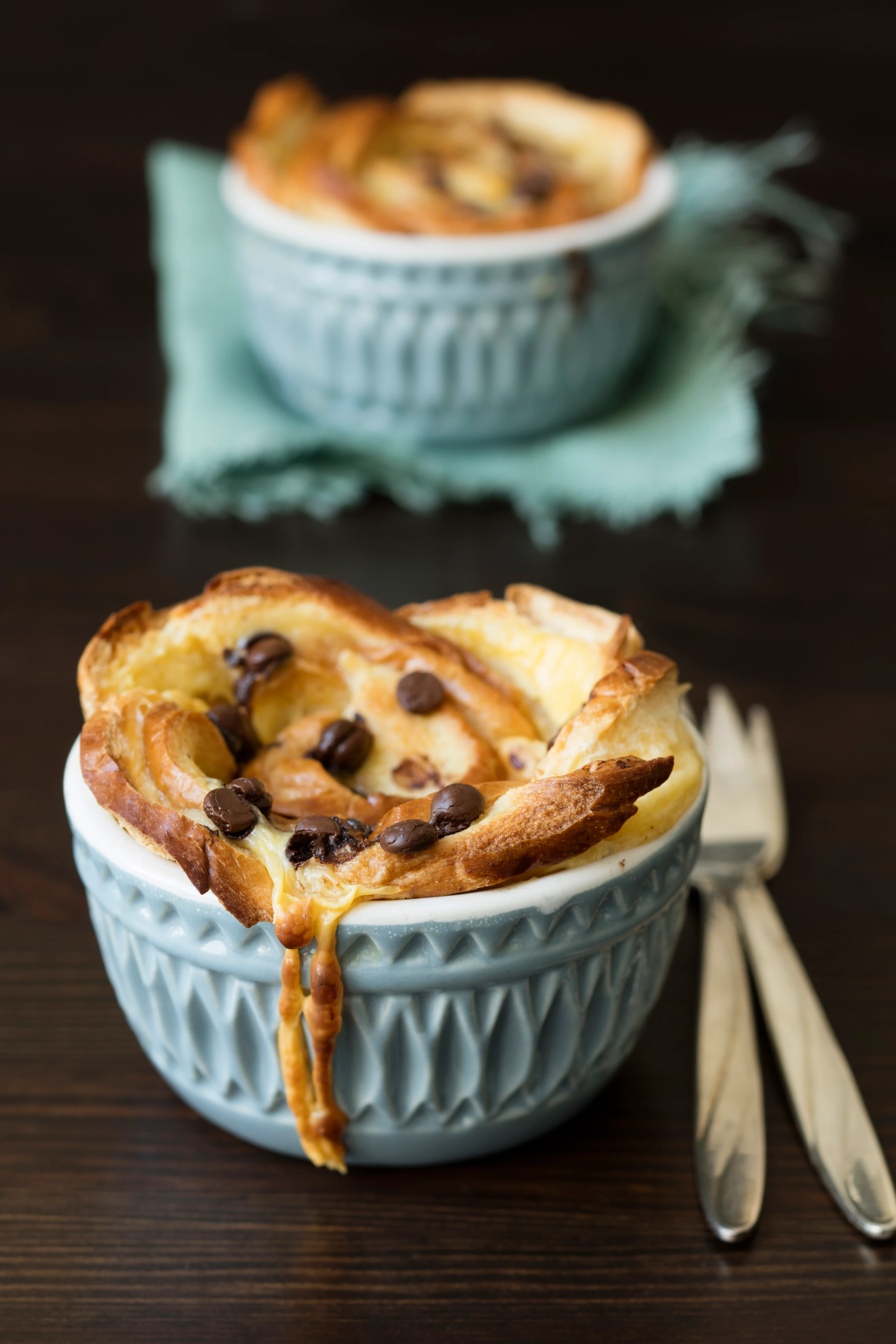 Striezel-Schokoauflauf