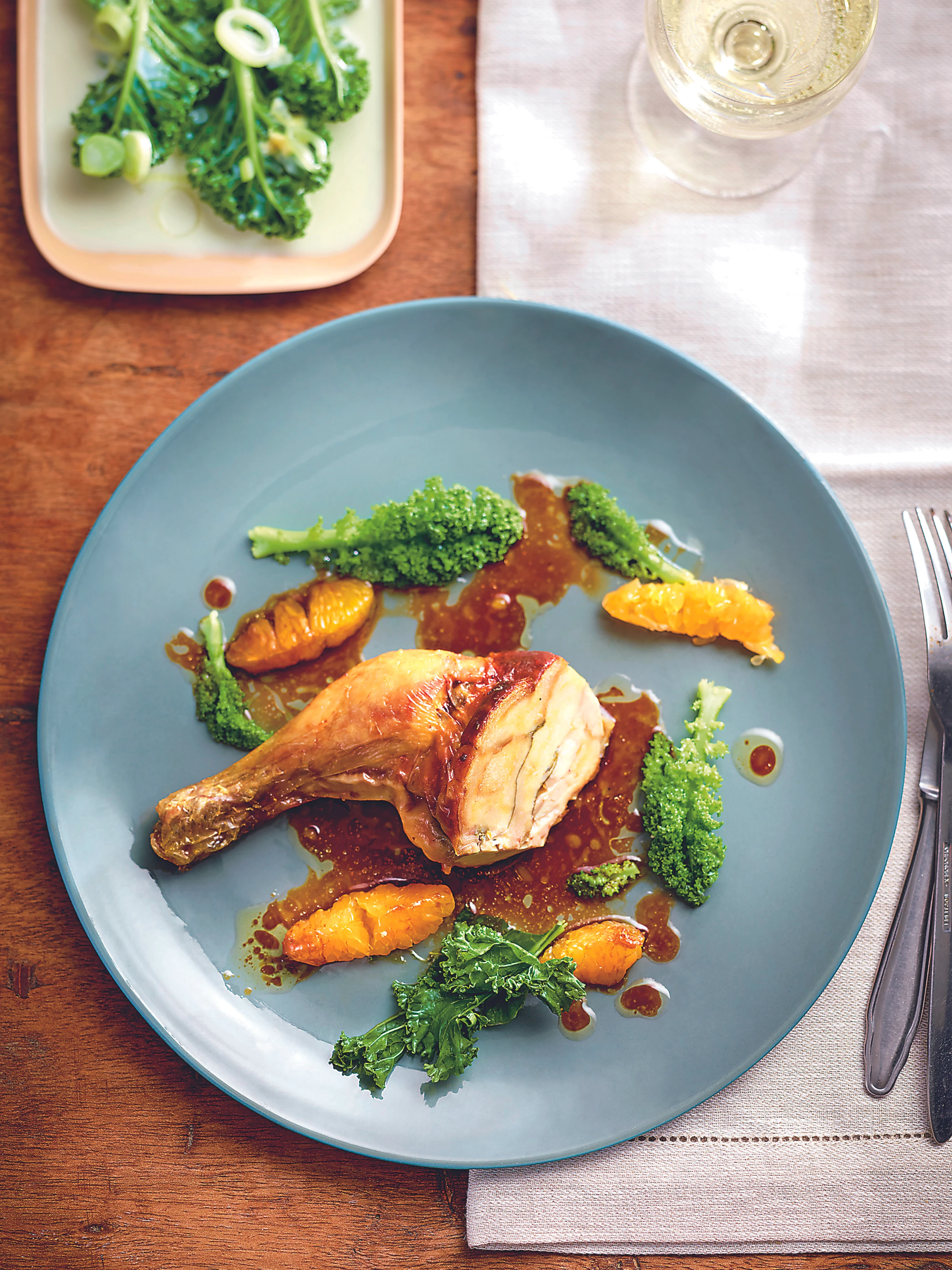 Gefülltes Mandarinen-Huhn