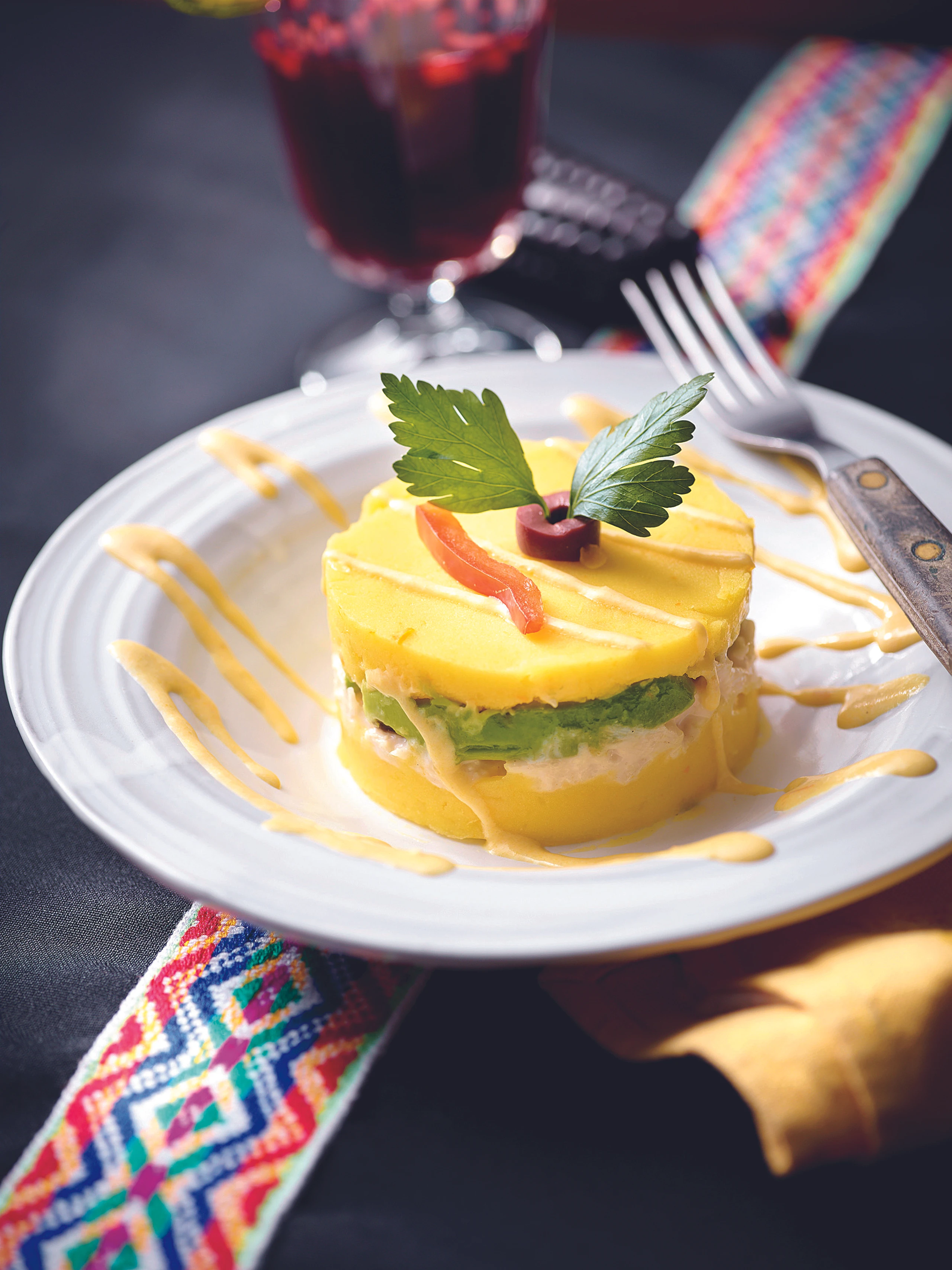 Causa Limeña - Erdäpfeltörtchen