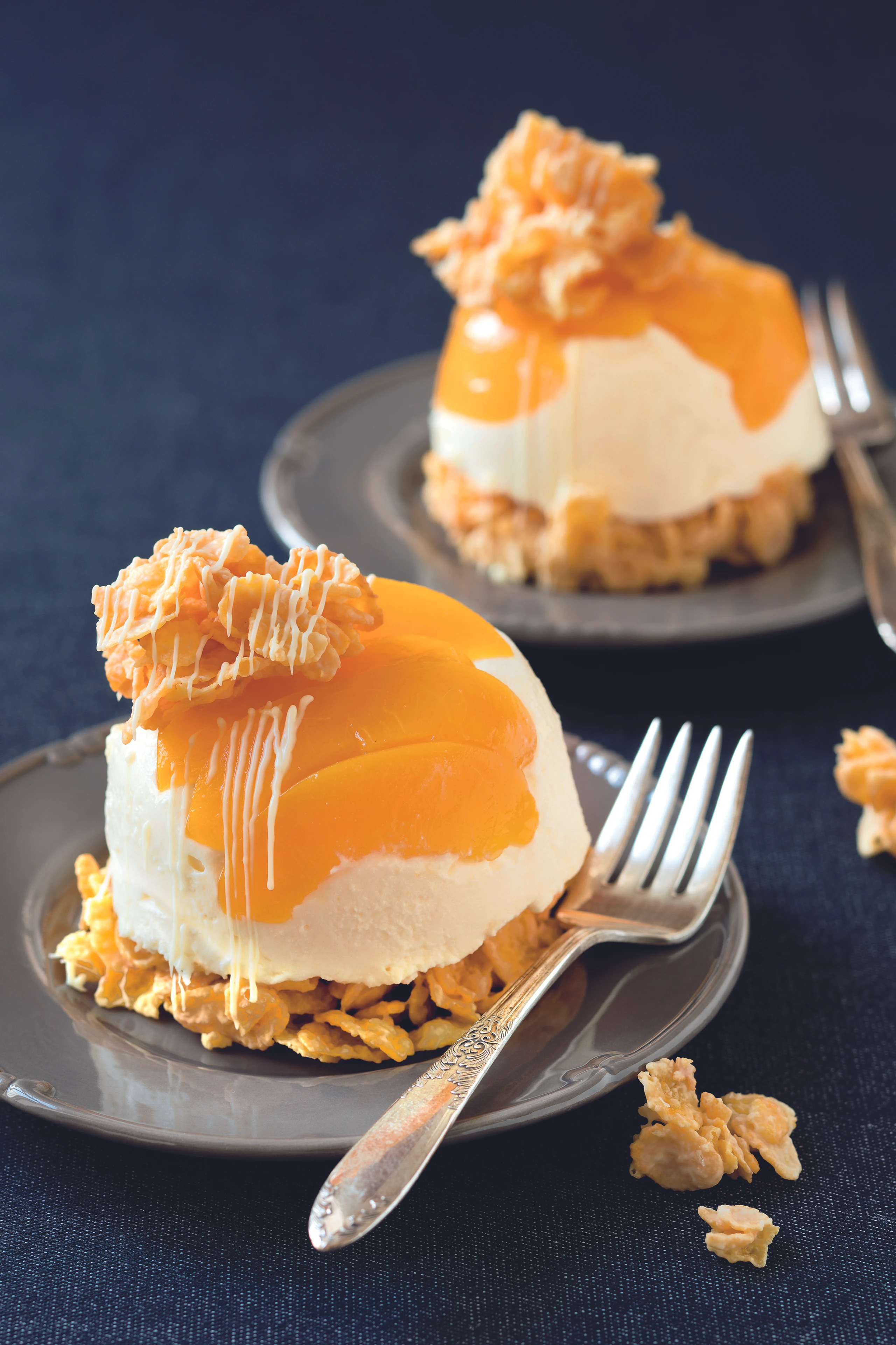 Mascarpone-Pfirsichkuppel