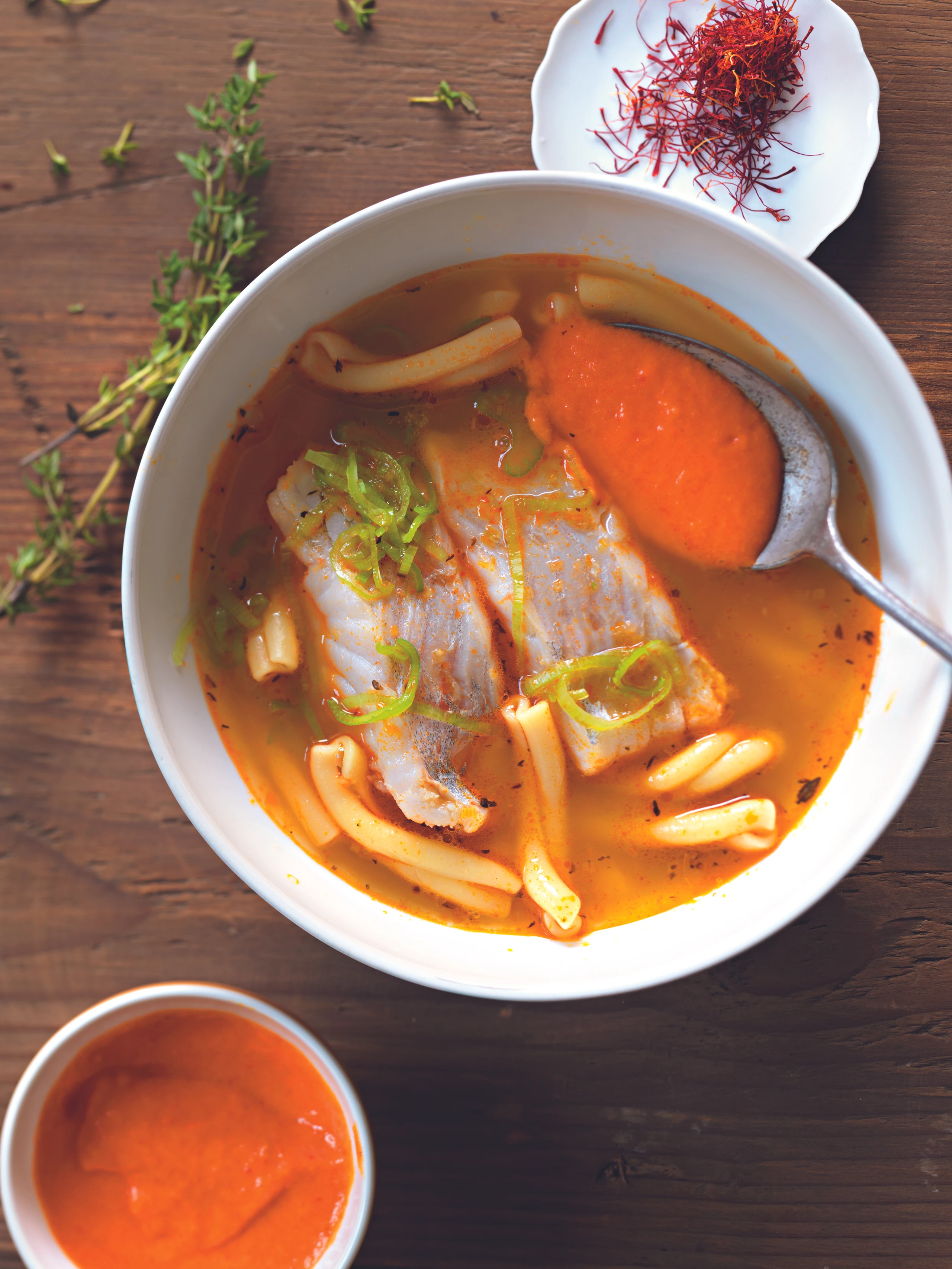 Französischer Fisch-Nudeltopf