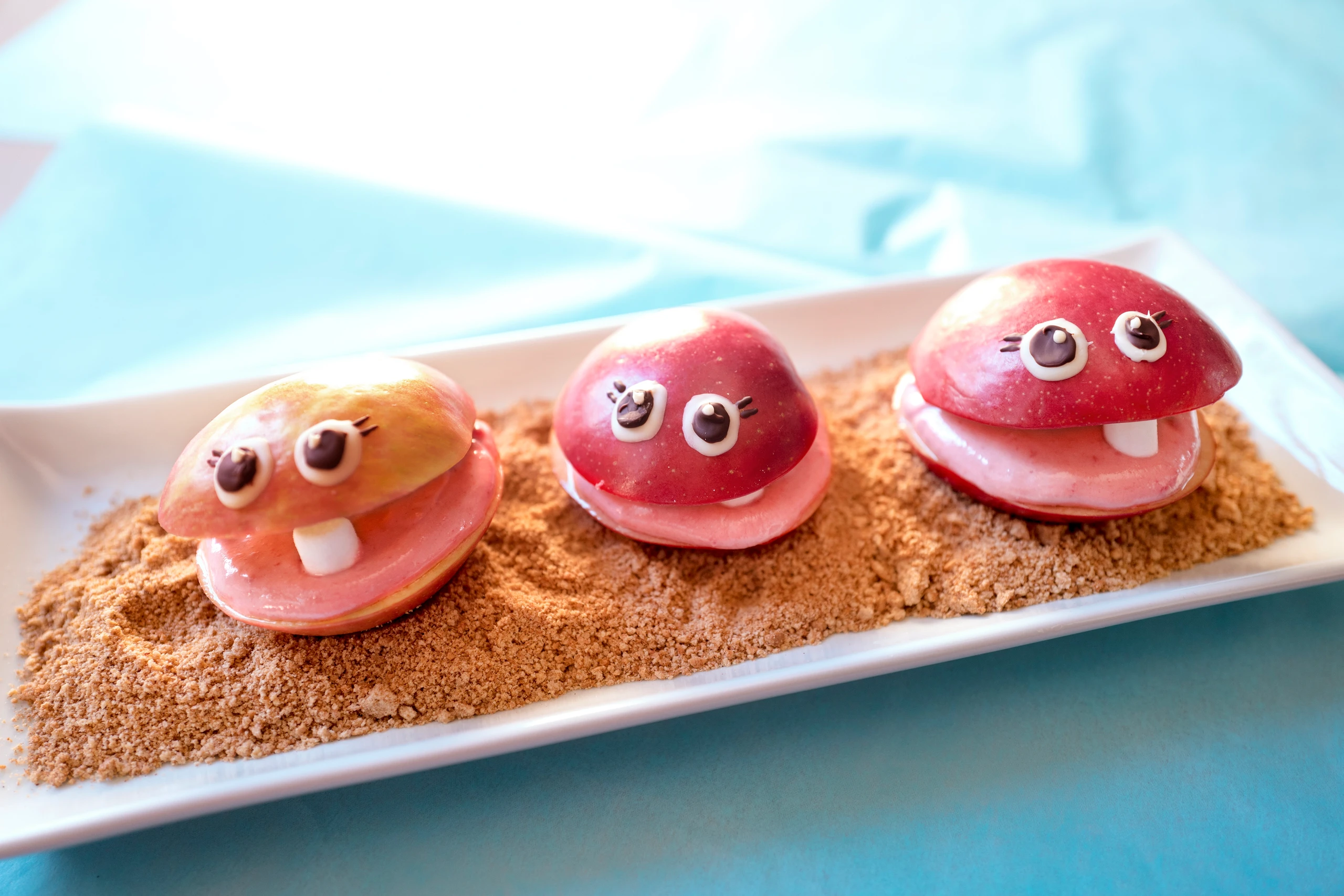 Süßes für Kinder: Muschelstrand mit Marshmallows