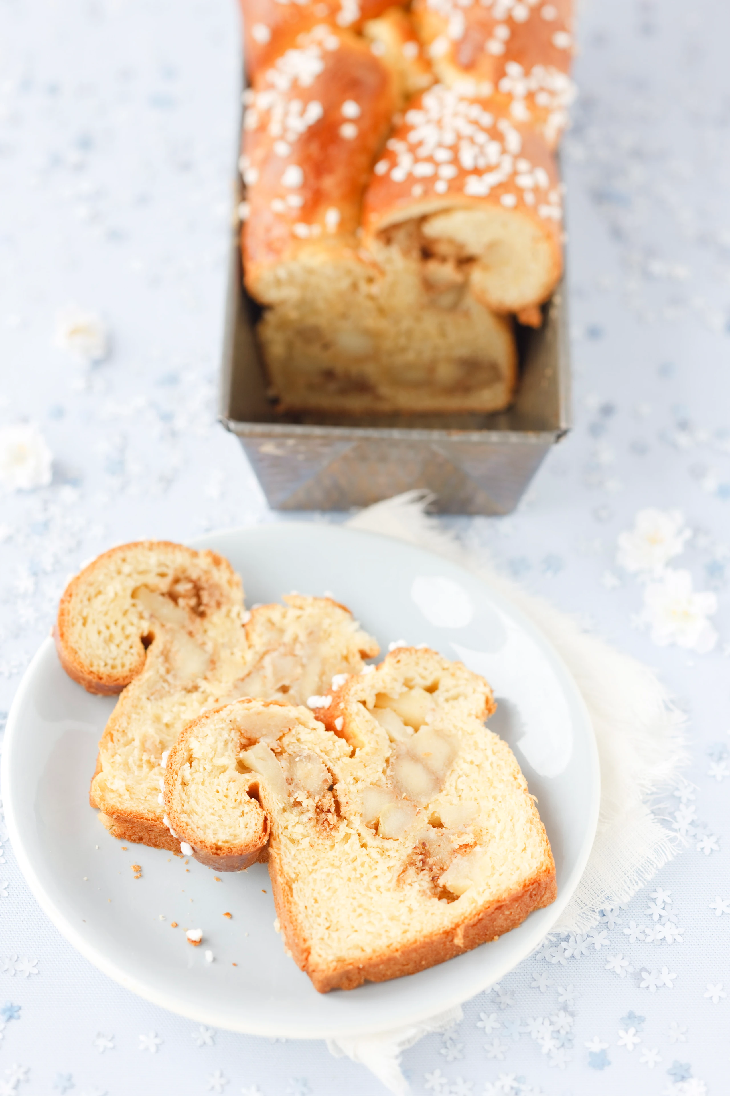 Marzipanstriezel in der Form