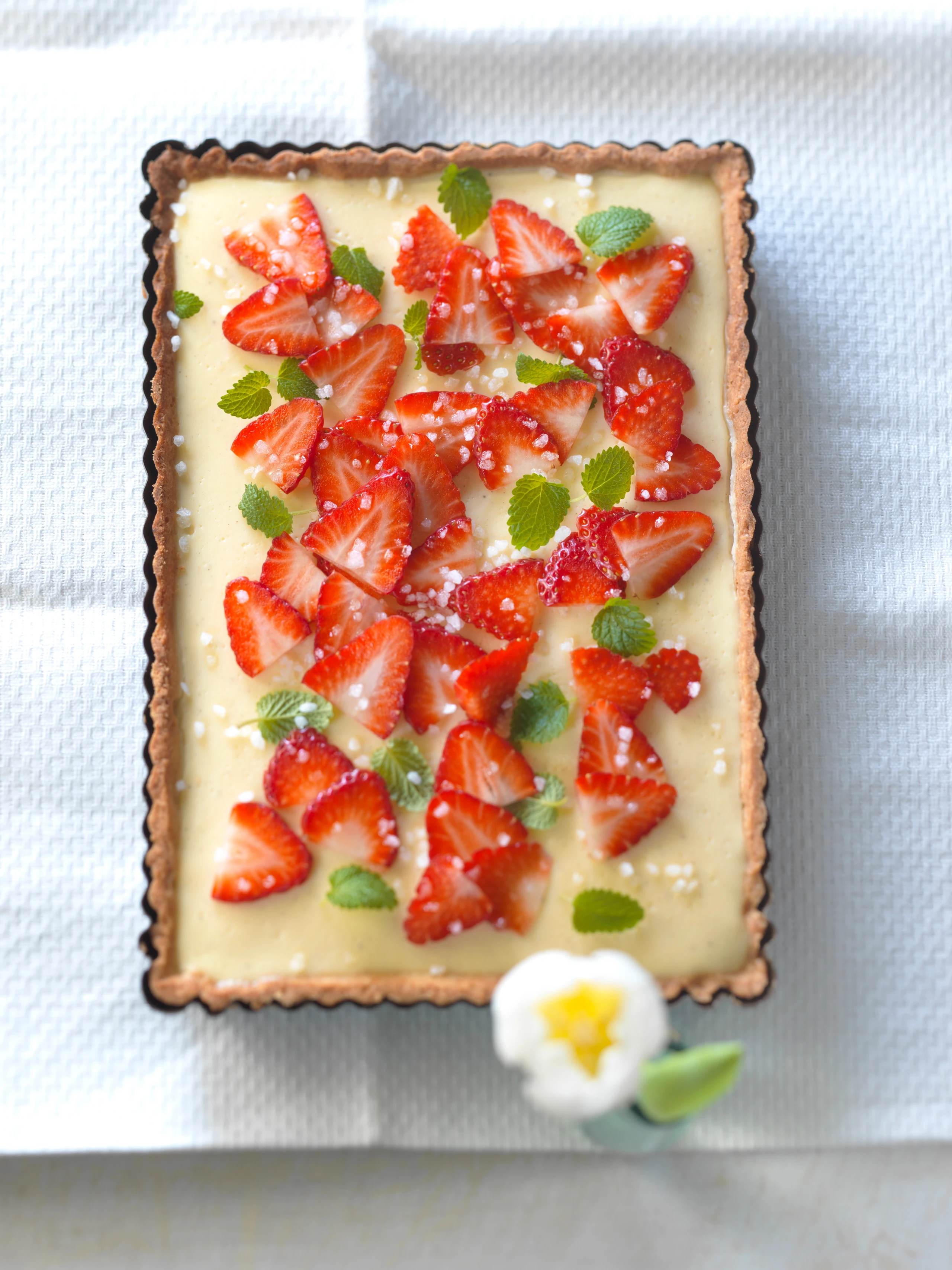 Erdbeer-Vanille-Tarte
